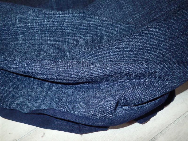 PLETENINA - JESREY - DŽÍNOVINA MODRÁ ŽIHANÁ