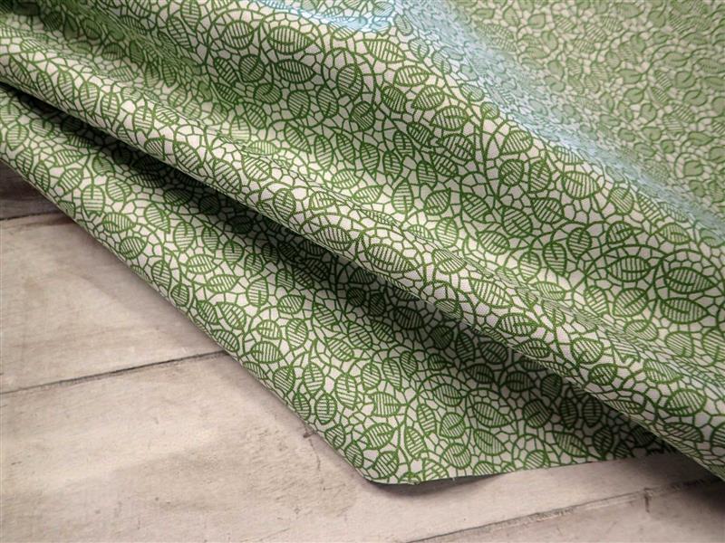 LÁTKA - BÍLÁ + ZELENÉ LÍSTEČKY