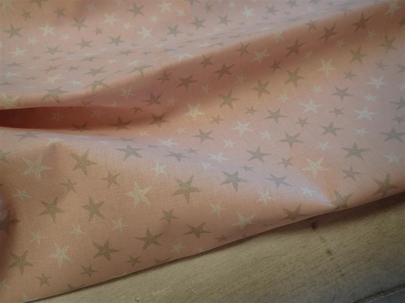 LÁTKA - RŮŽOVÁ + HVĚZDIČKY