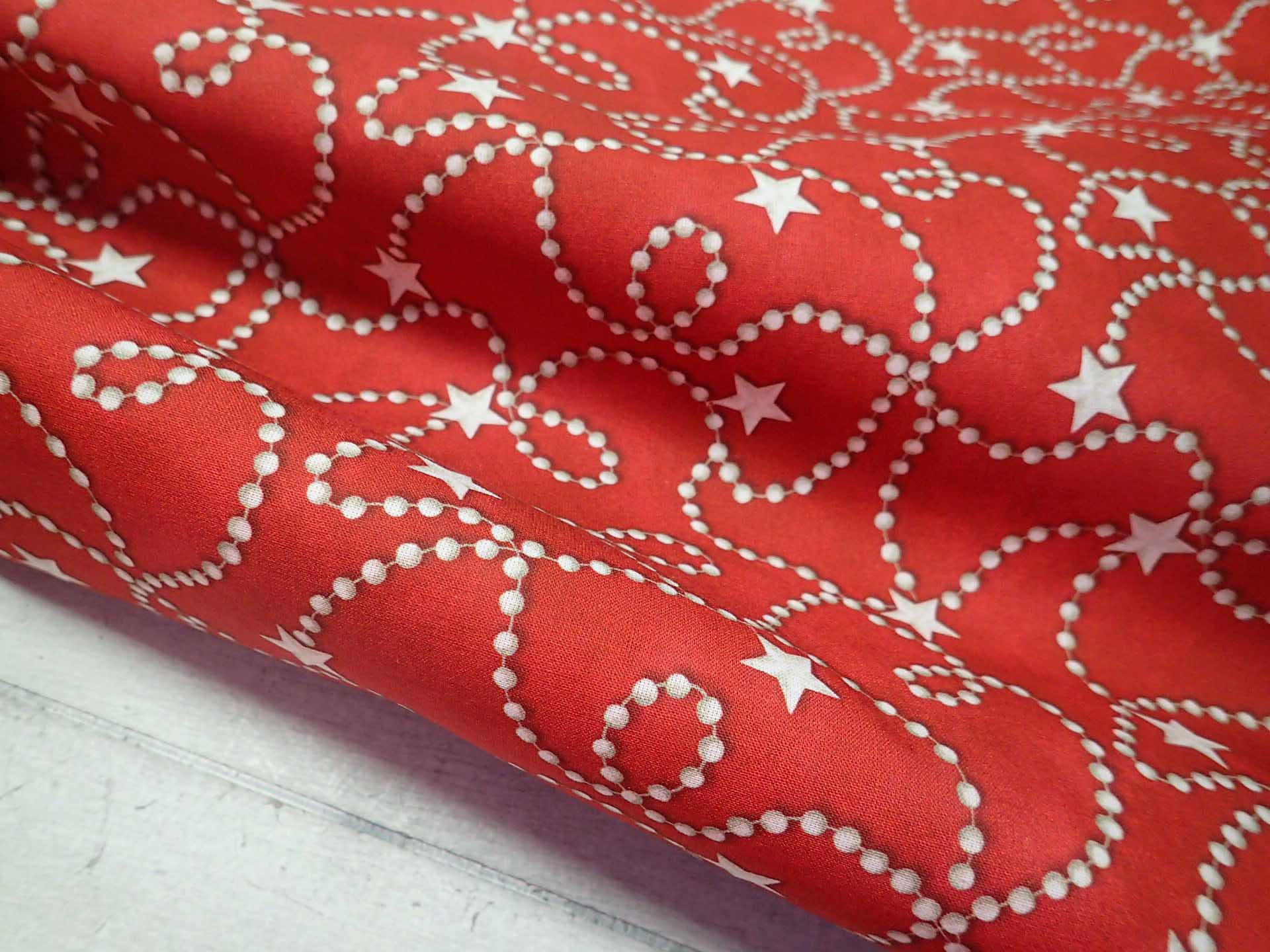 LÁTKA - VÁNOČNÍ - POPELÍN