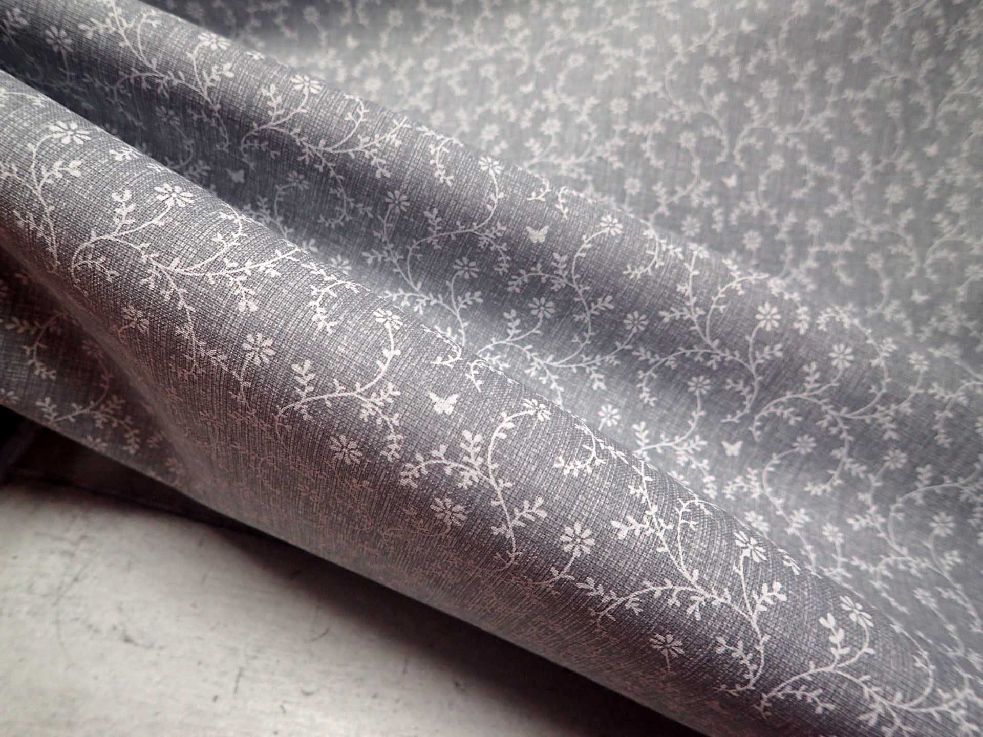 LÁTKA - ŠEDÝ LNĚNÝ EFEKT + KYTIČKY