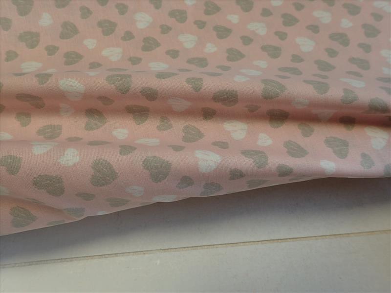 LÁTKA - STARORŮŽOVÁ + SRDÍČKA