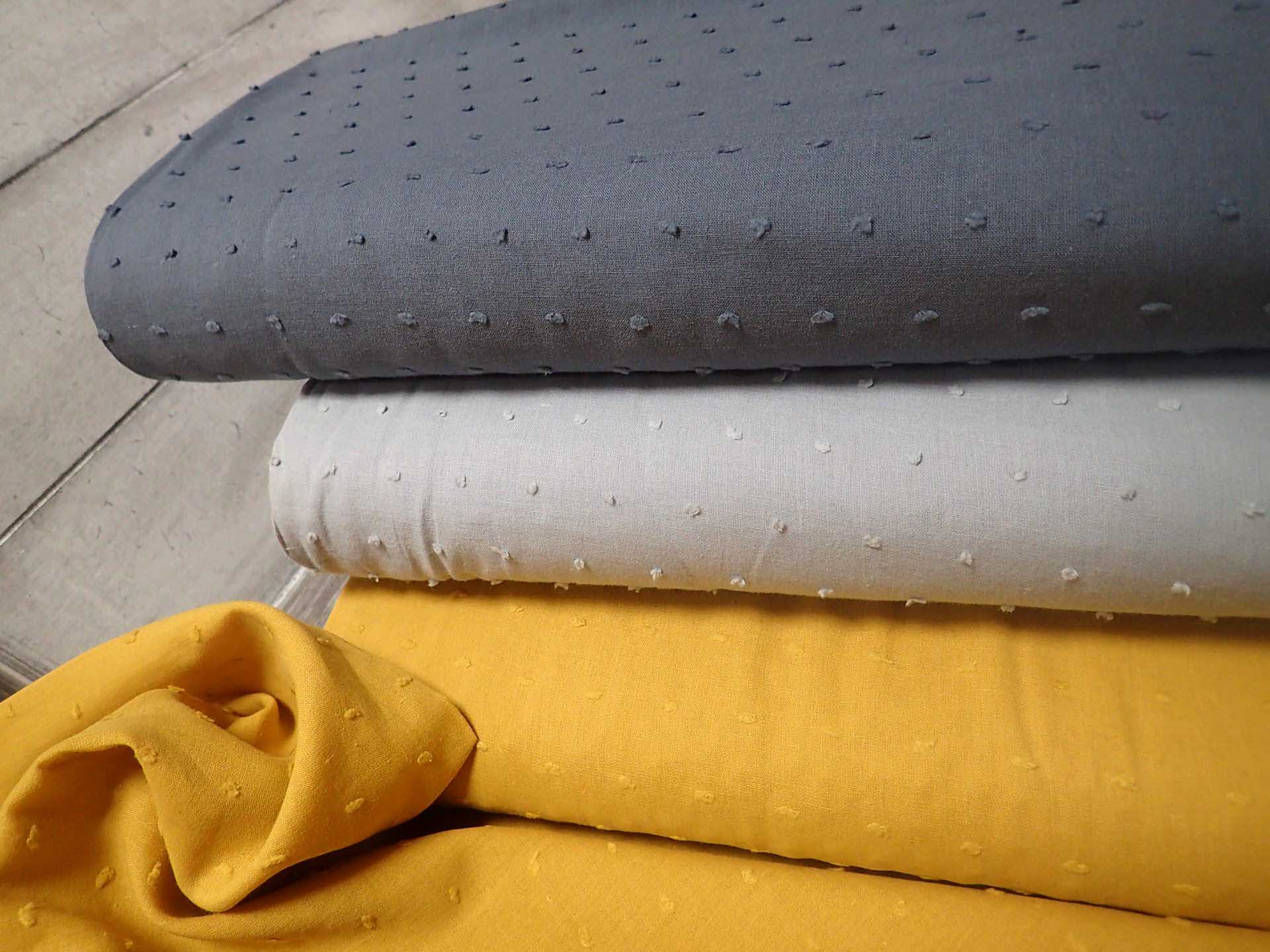 LÁTKA - POPELÍN - SVĚTLE ŠEDÝ