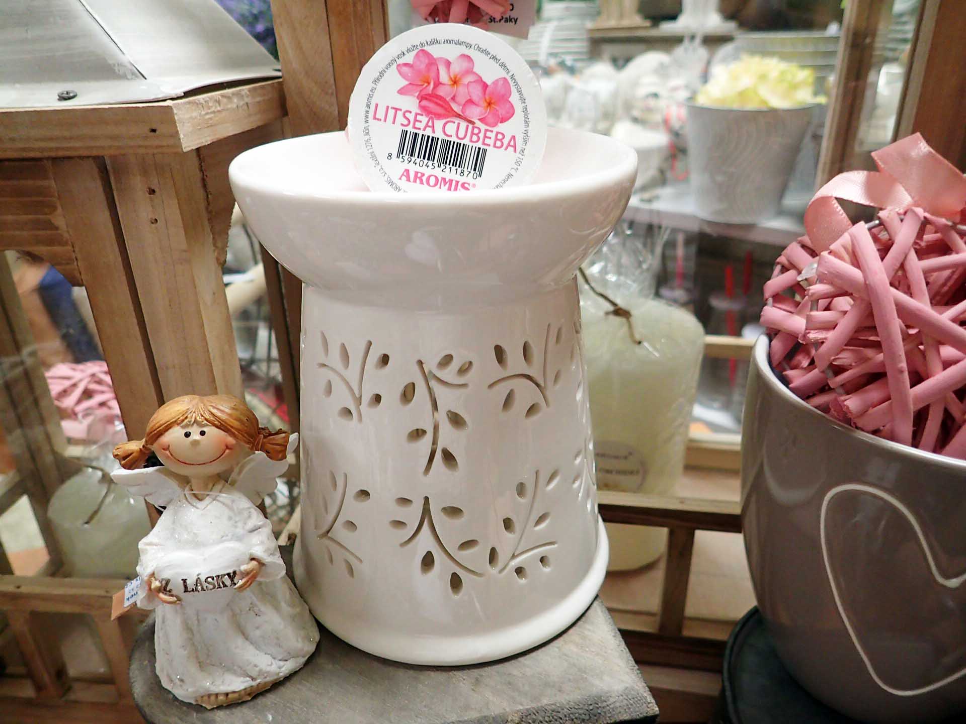 AROMALAMPA - BÍLÁ - VĚTVIČKY