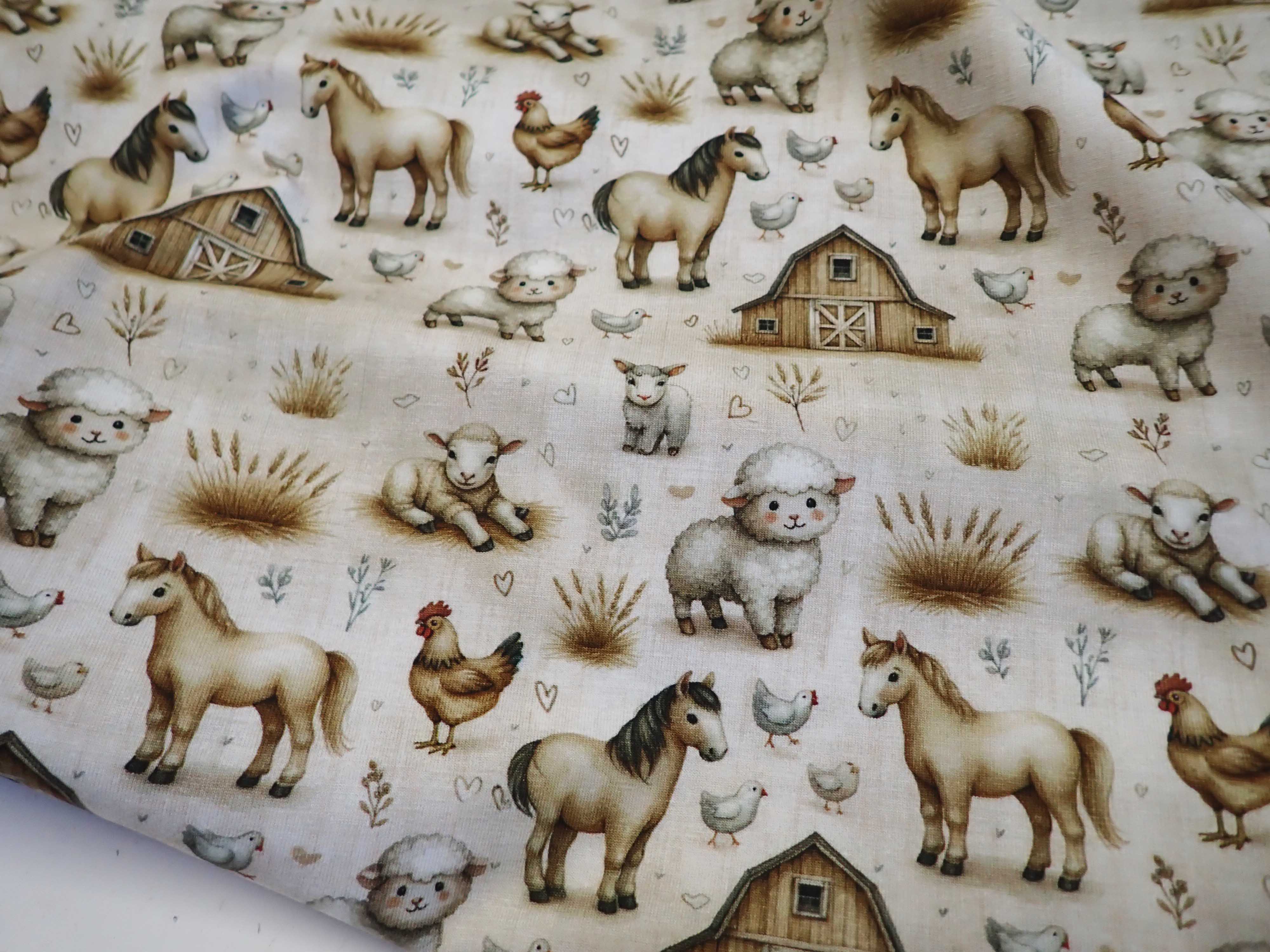 PLETENINA - JERSEY - FOTOTISK - ZVÍŘÁTKA