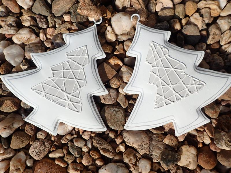 DEKORACE - PLECHOVÝ VÁNOČNÍ STROMEČEK - VELKÝ