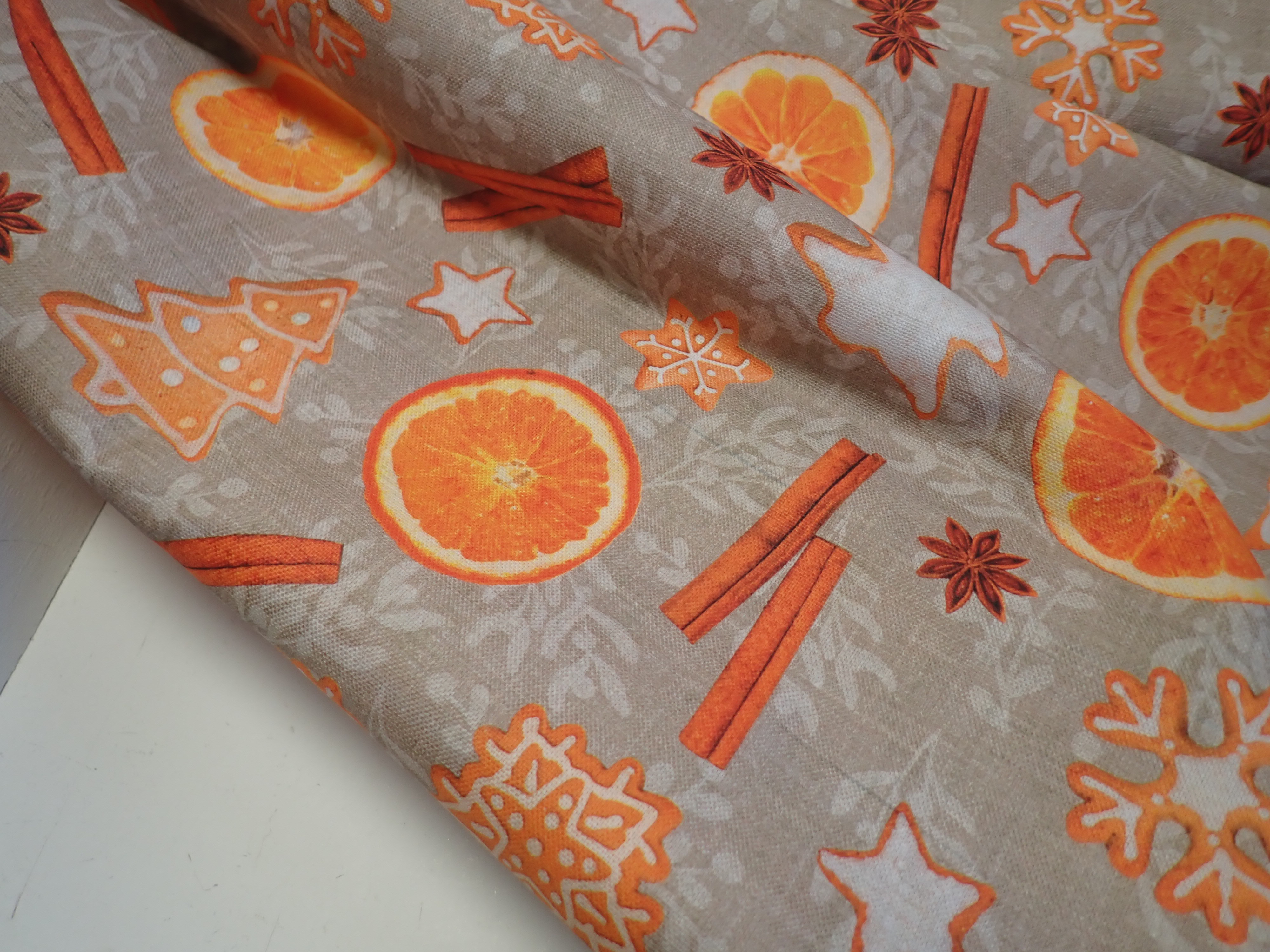 LÁTKA - VÁNOČNÍ - POTAHOVKA - FOTOTISK