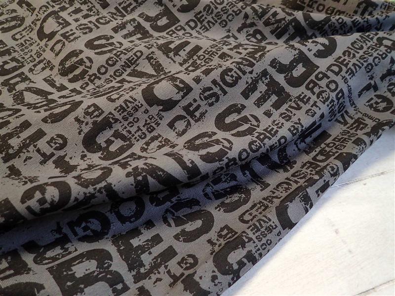 TEPLÁKOVINA - ŠEDÁ - PÍSMO