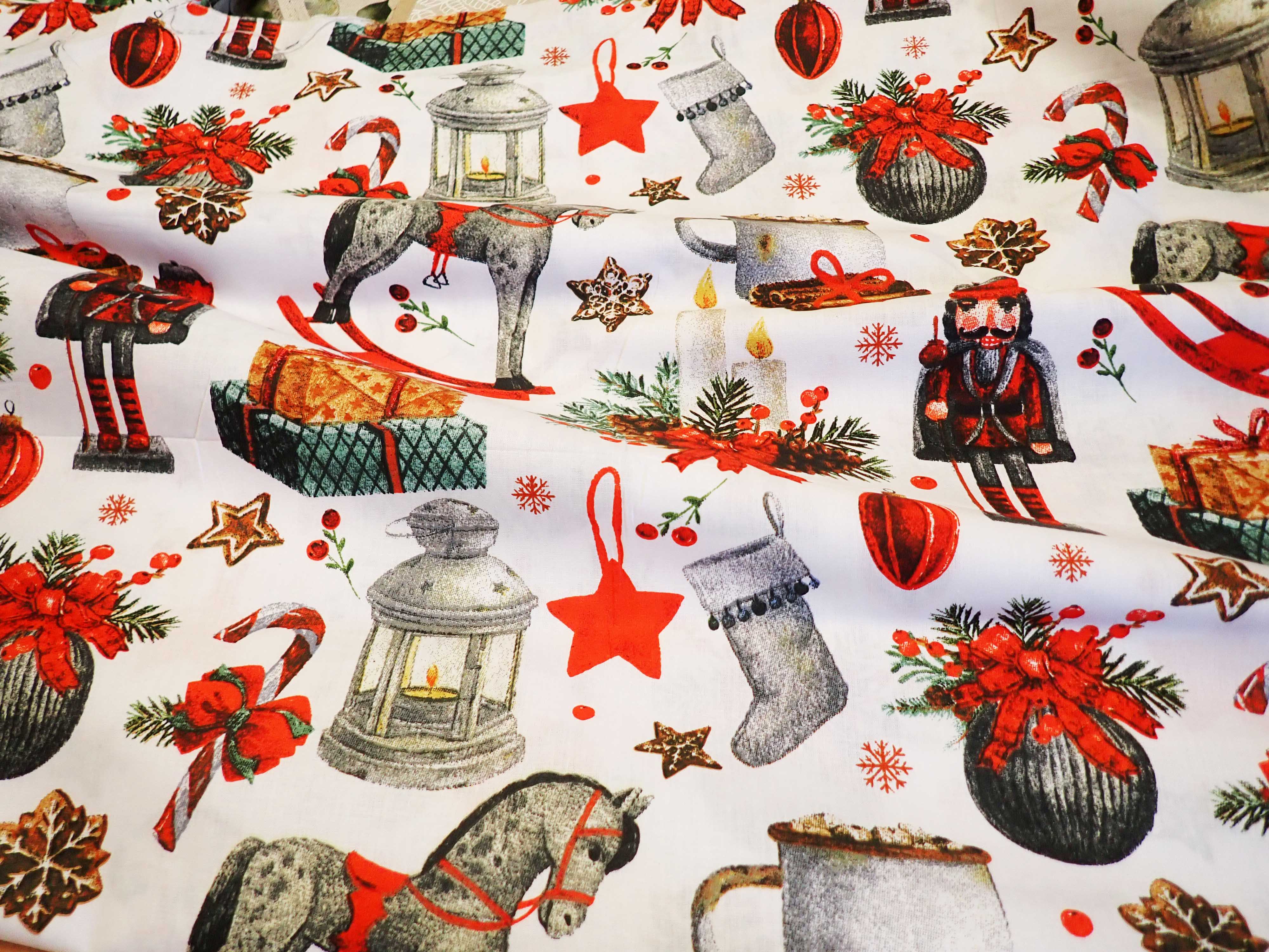 LÁTKA - VÁNOČNÍ - KONÍK + LUCERNA