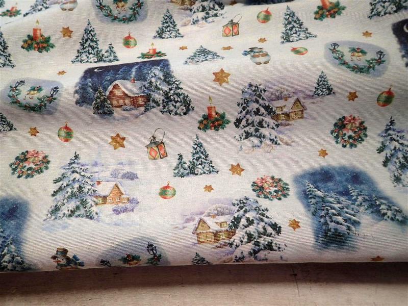 LÁTKA - POTAHOVKA - DOMEČKY - ZIMNÍ - VÁNOČNÍ