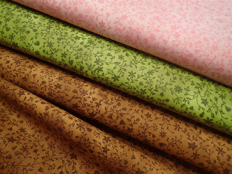 LÁTKA - HNĚDÁ + KVÍTKA