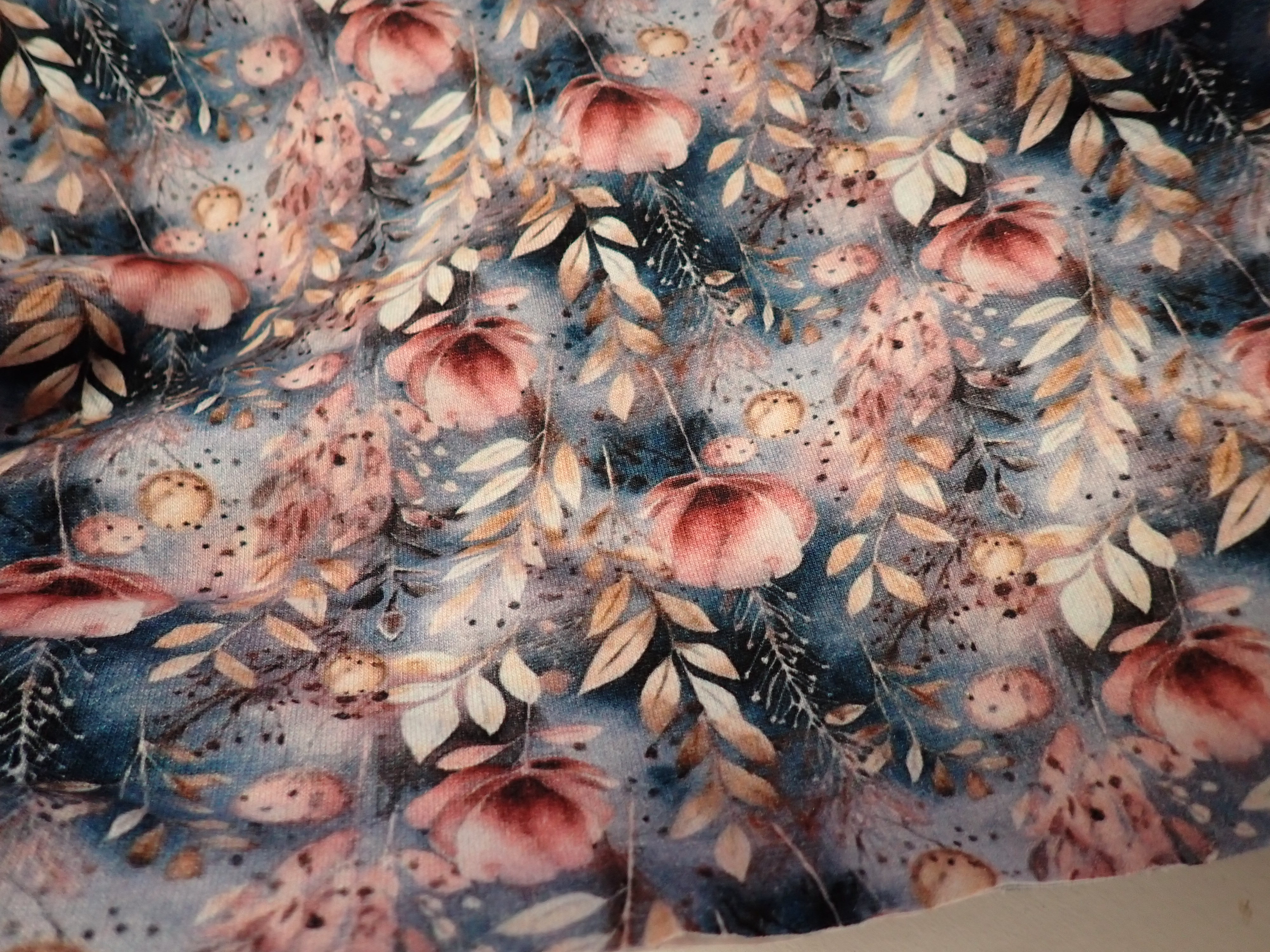 TEPLÁKOVINA - FOTOTISK - LISTY + KVĚTY