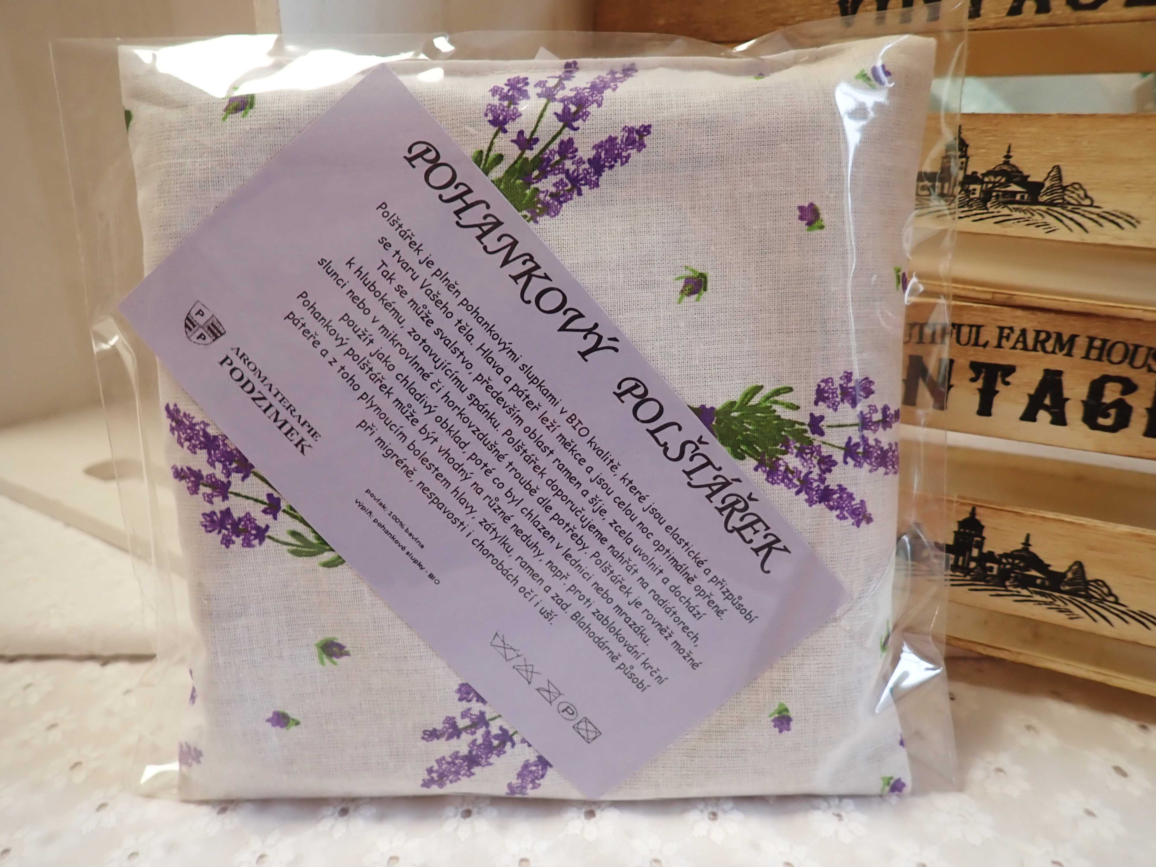 NAHŘÍVACÍ POHANKOVÝ POLŠTÁŘEK - MALÝ