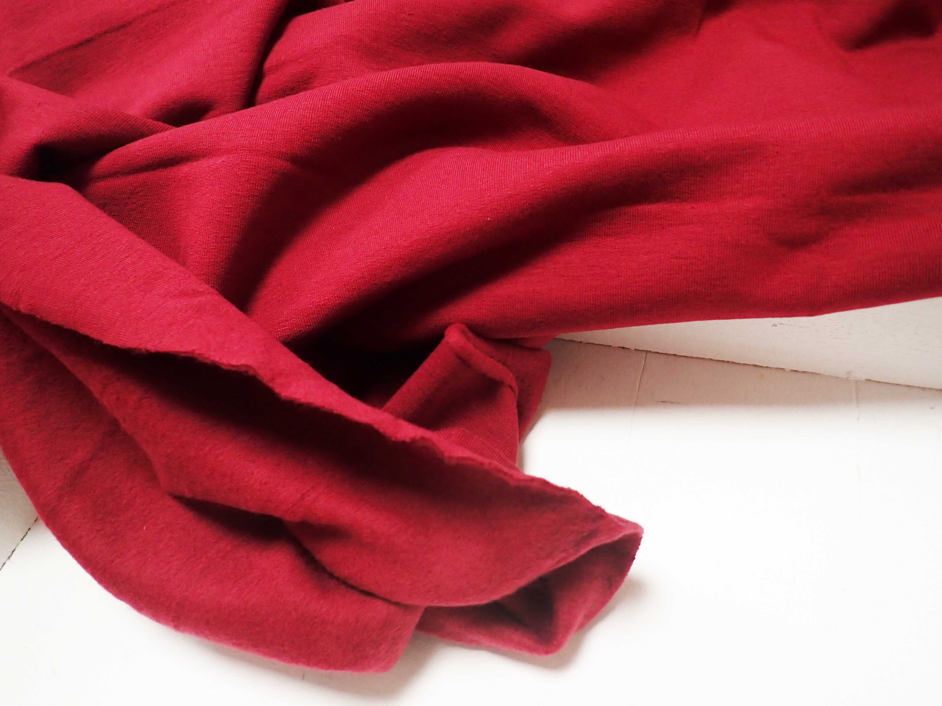 LÁTKA - TEPLÁKOVINA - BORDO - POČESANÁ