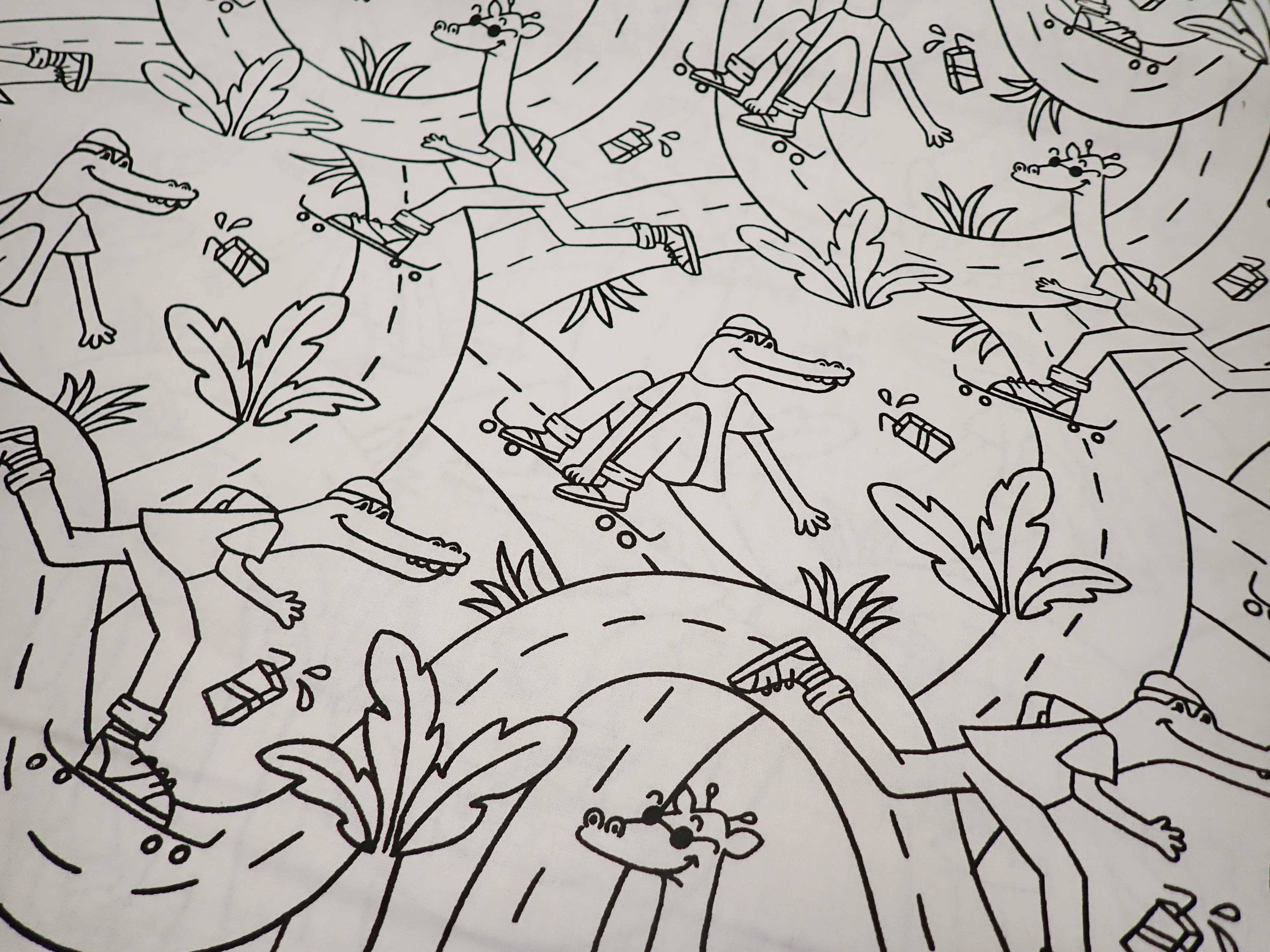 LÁTKA - OMALOVÁNKY - SILNICE + ZVÍŘÁTKA