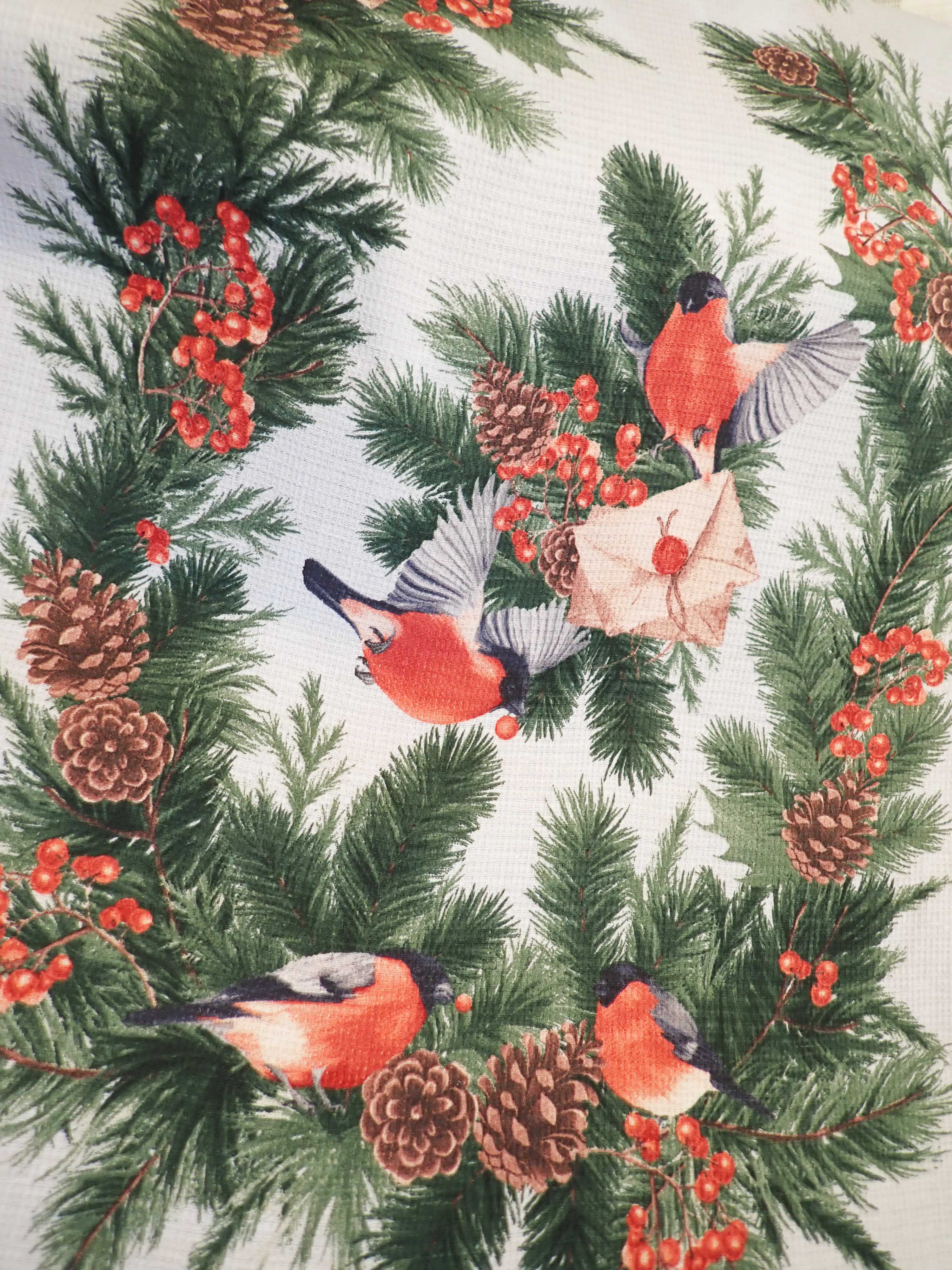 LÁTKA - VAFLE - UTĚRKOVINA - VÁNOČNÍ - PTÁČCI