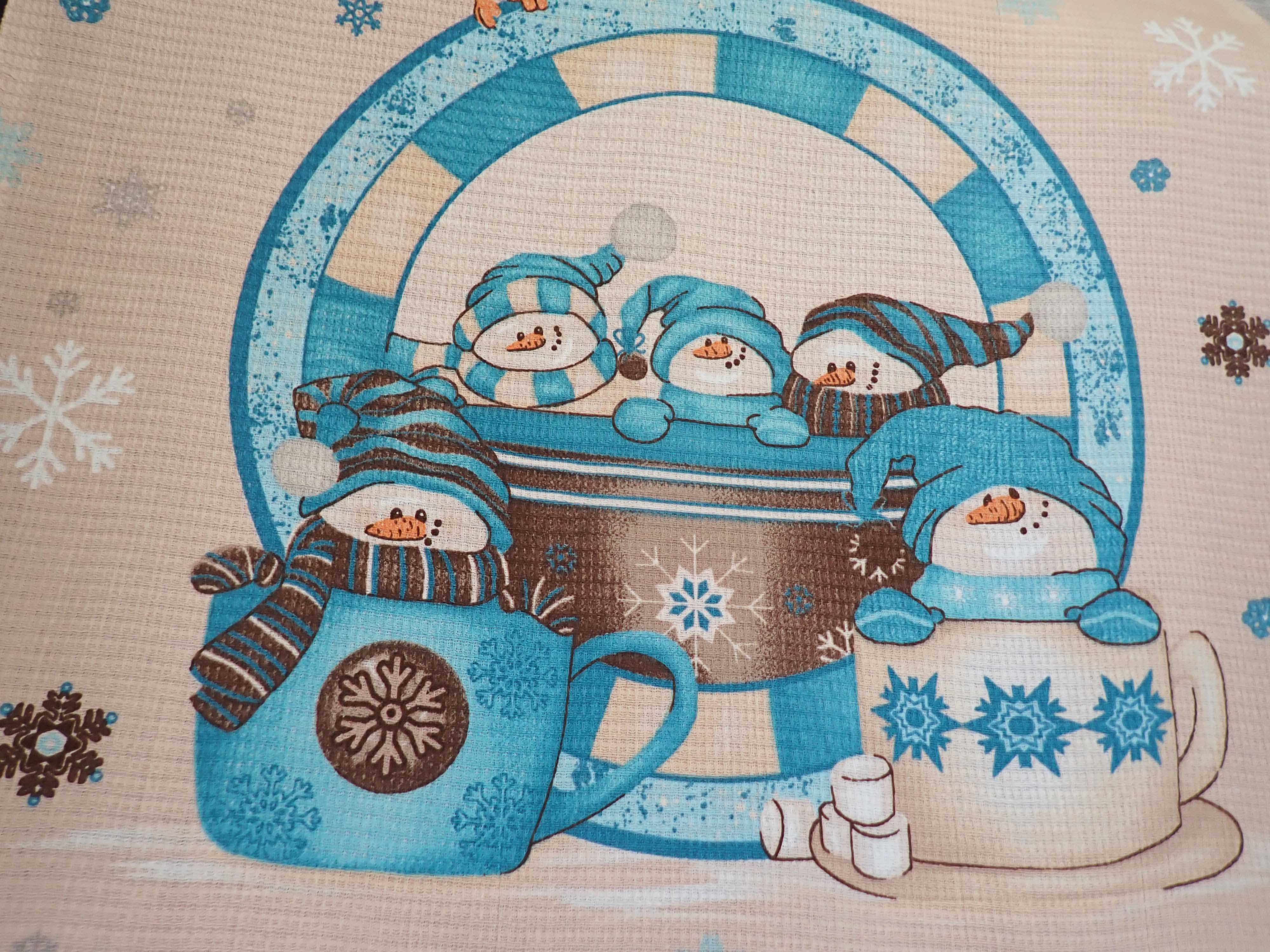 LÁTKA - VAFLE - UTĚRKOVINA - VÁNOČNÍ - SNĚHULÁCI