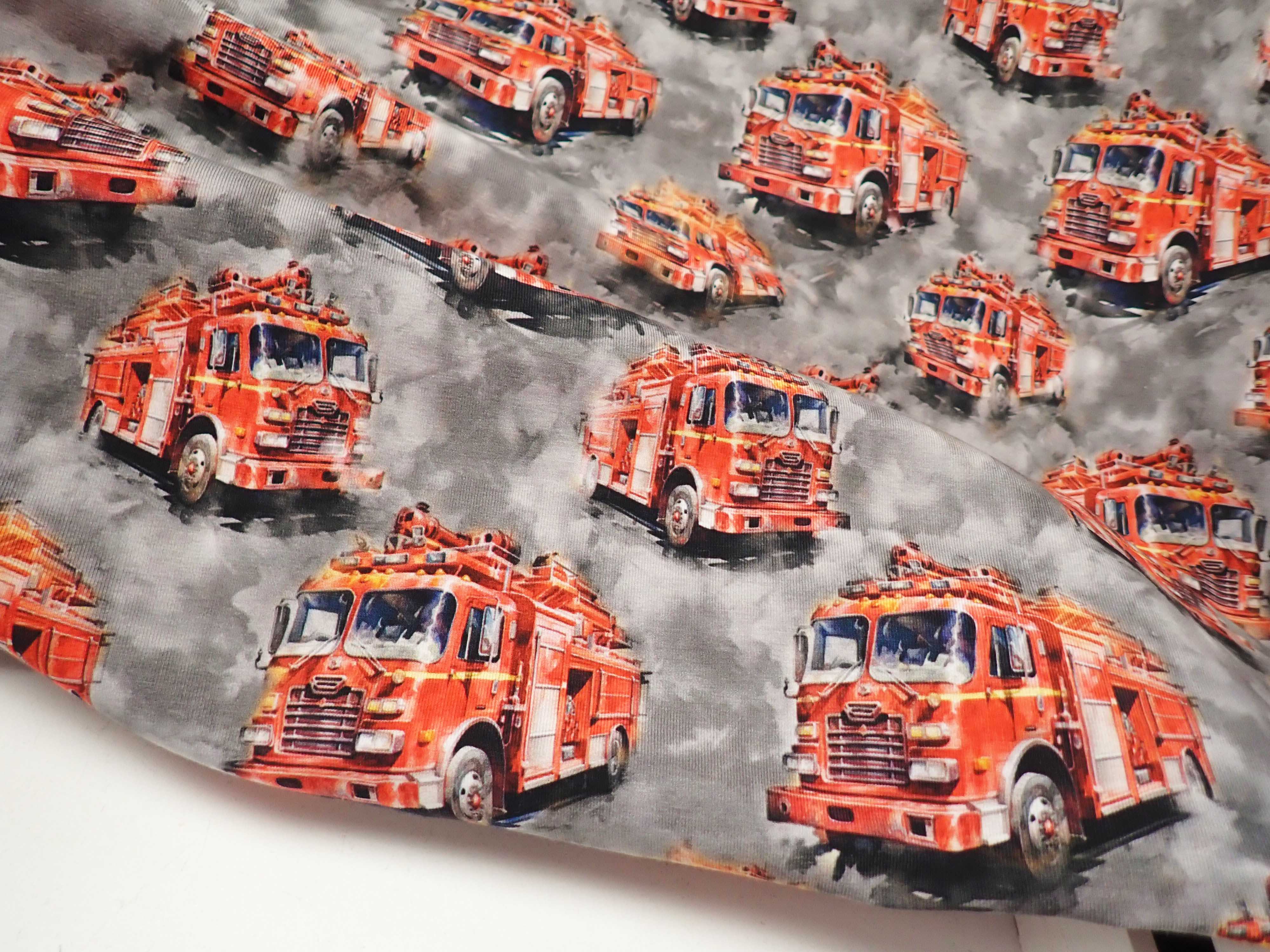 LÁTKA - TEPLÁKOVINA - FOTOTISK - HASIČI