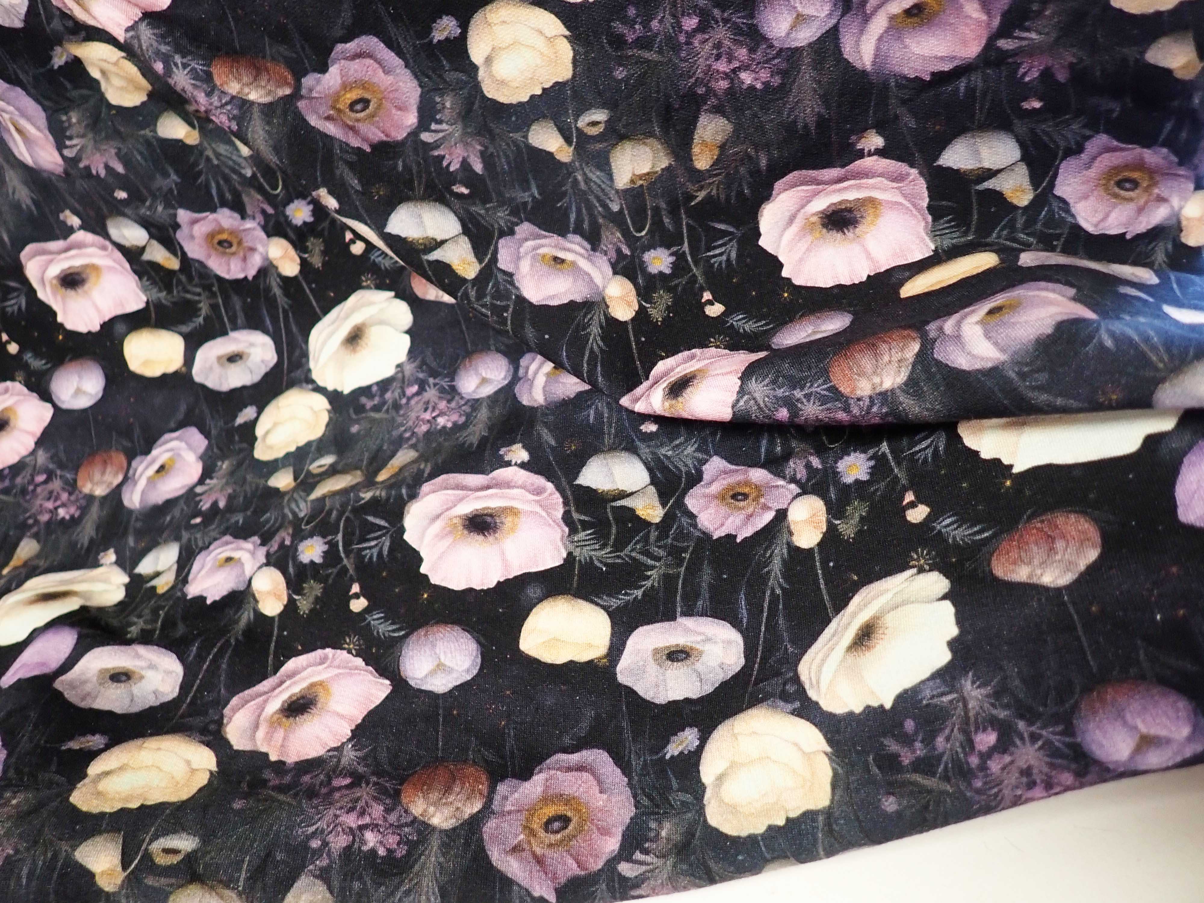 LÁTKA - PLETENINA - FOTOTISK - MÁKY