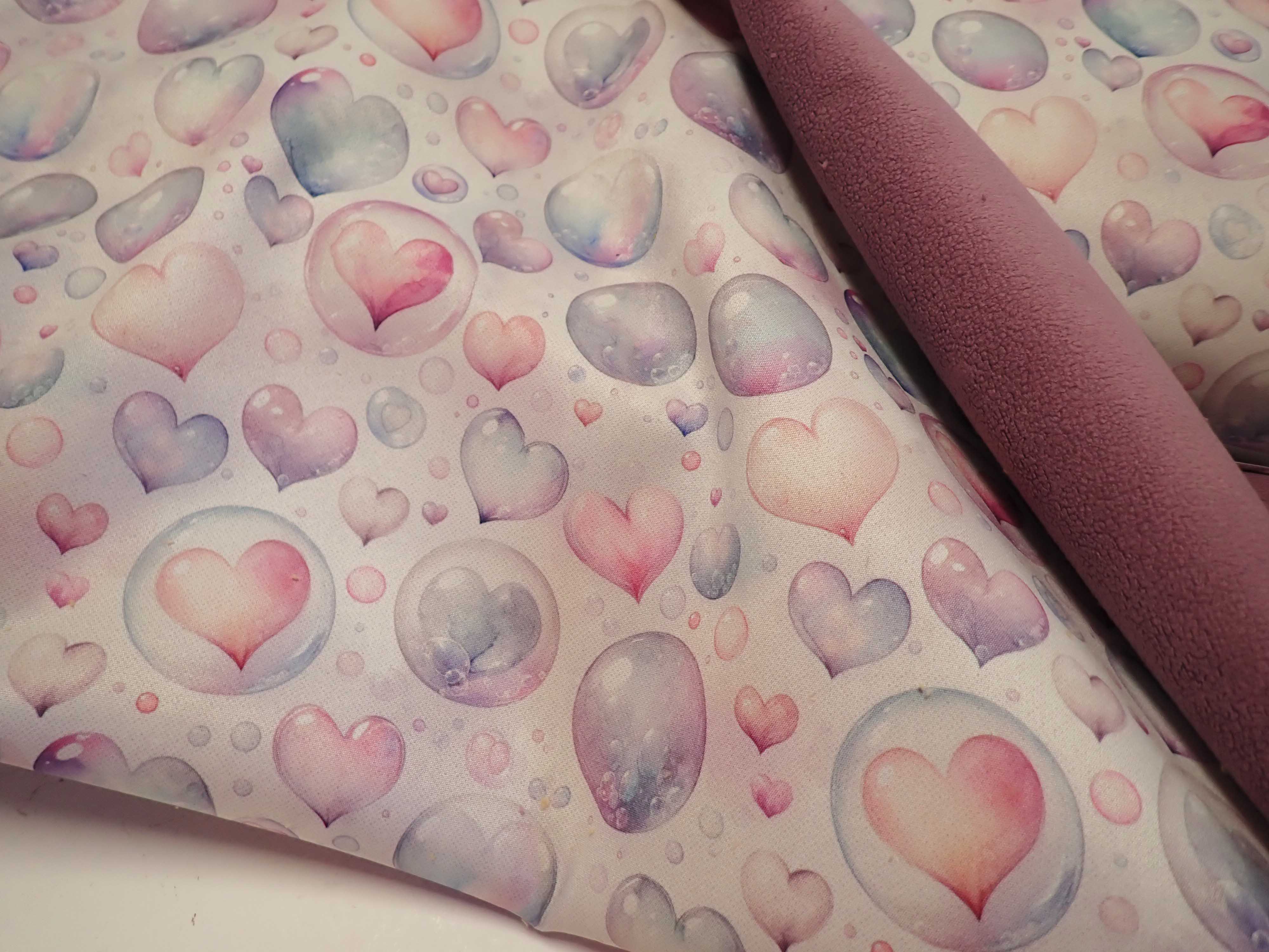 LÁTKA - SOFTSHELL - ZIMNÍ - SRDÍČKA