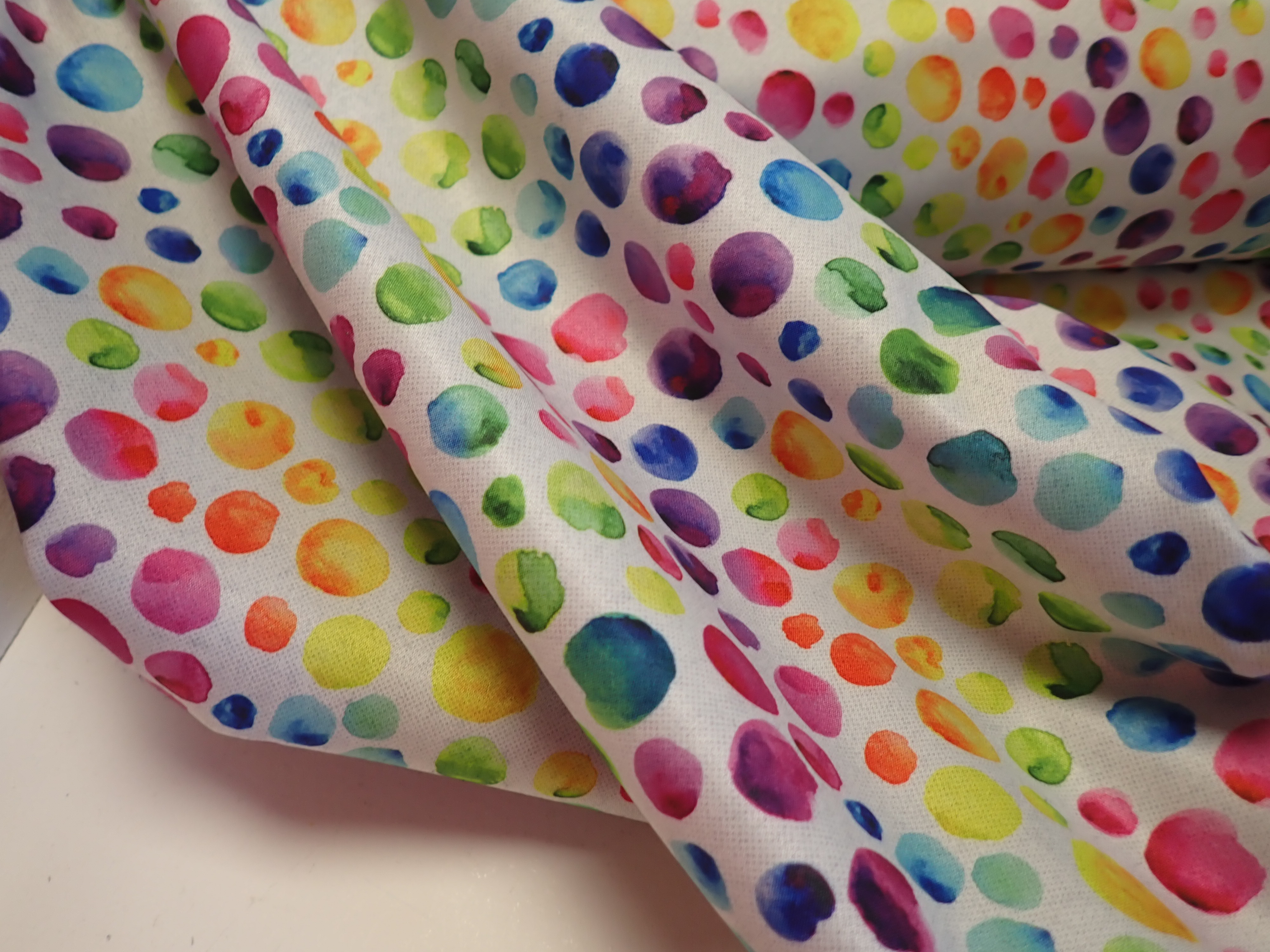 LÁTKA - SOFTSHELL - ZIMNÍ - BAREVNÉ PUNTÍKY