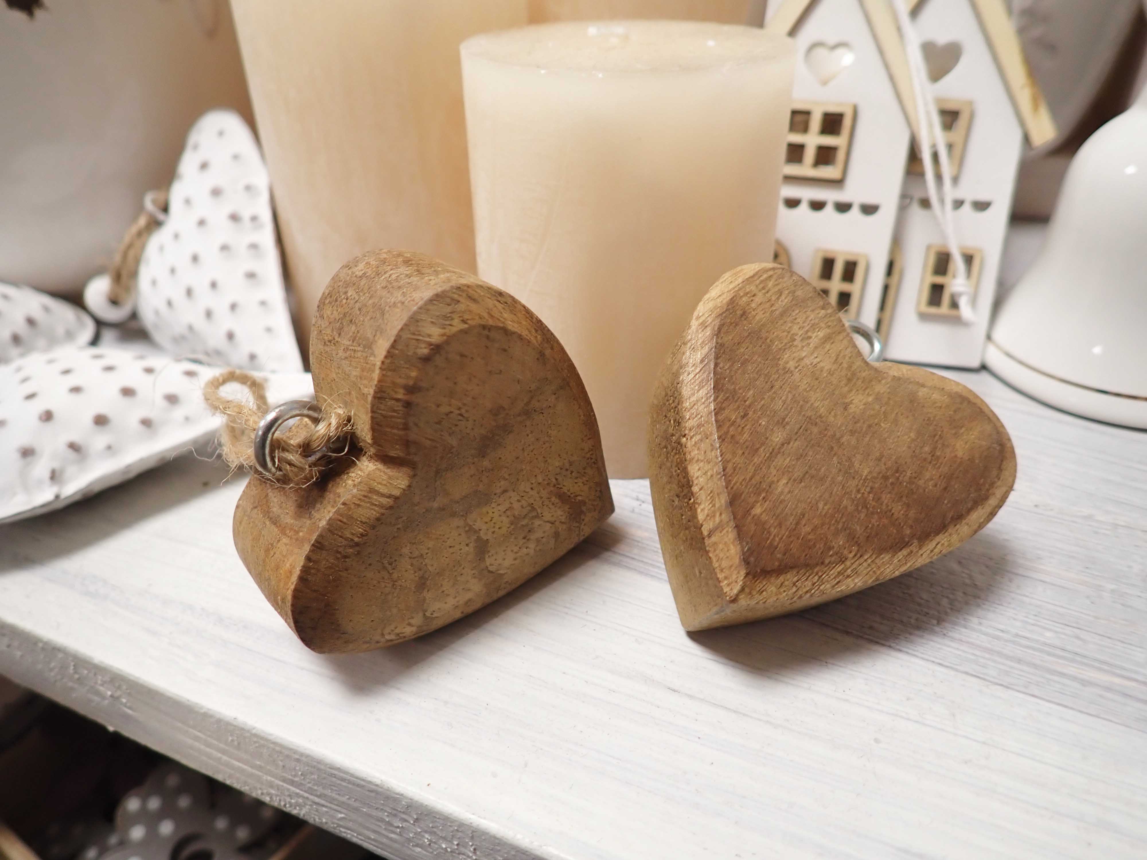 DEKORACE - DŘEVĚNÉ SRDÍČKO