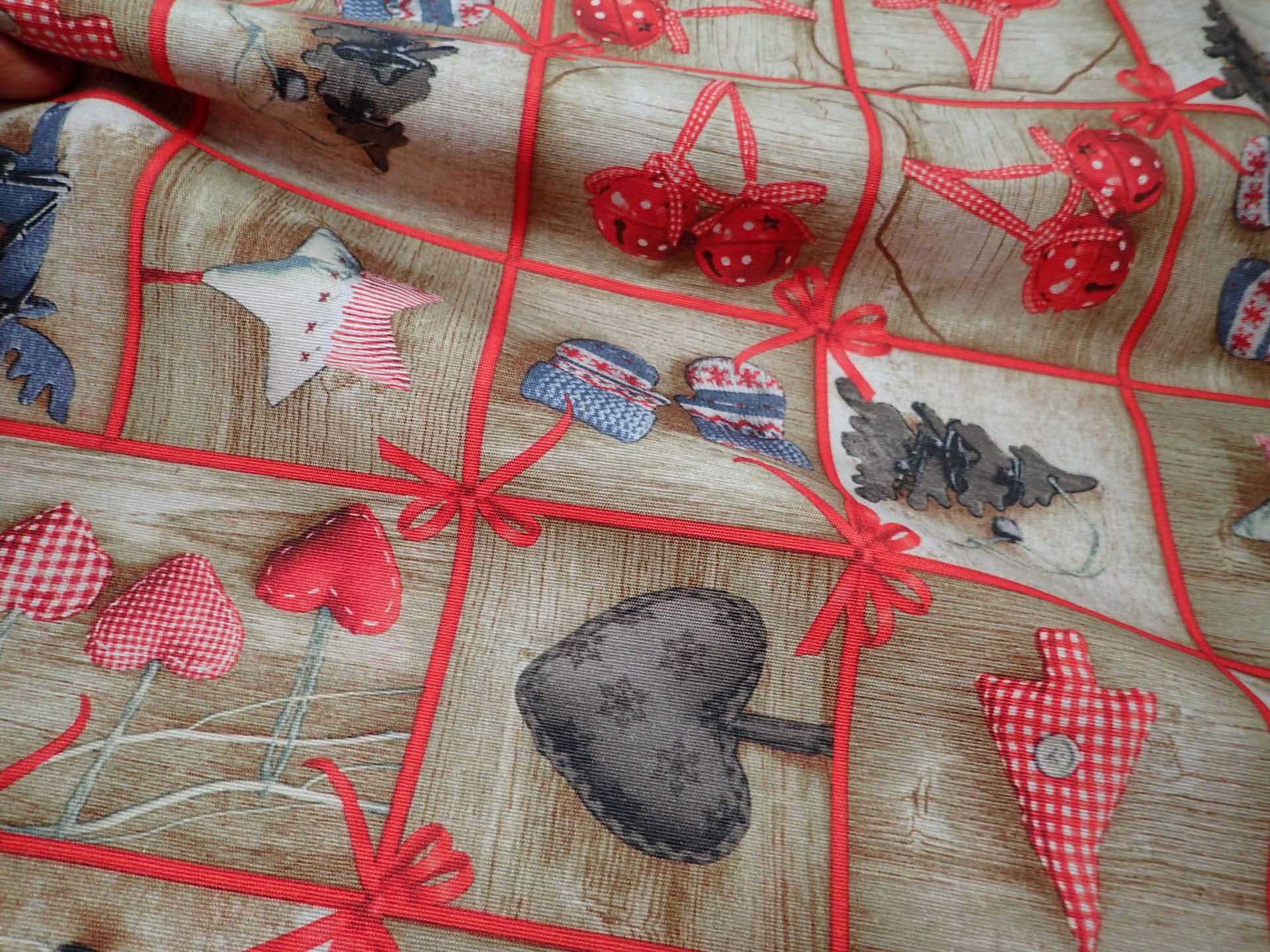 POTAHOVKA - VÁNOČNÍ - SRDÍČKA