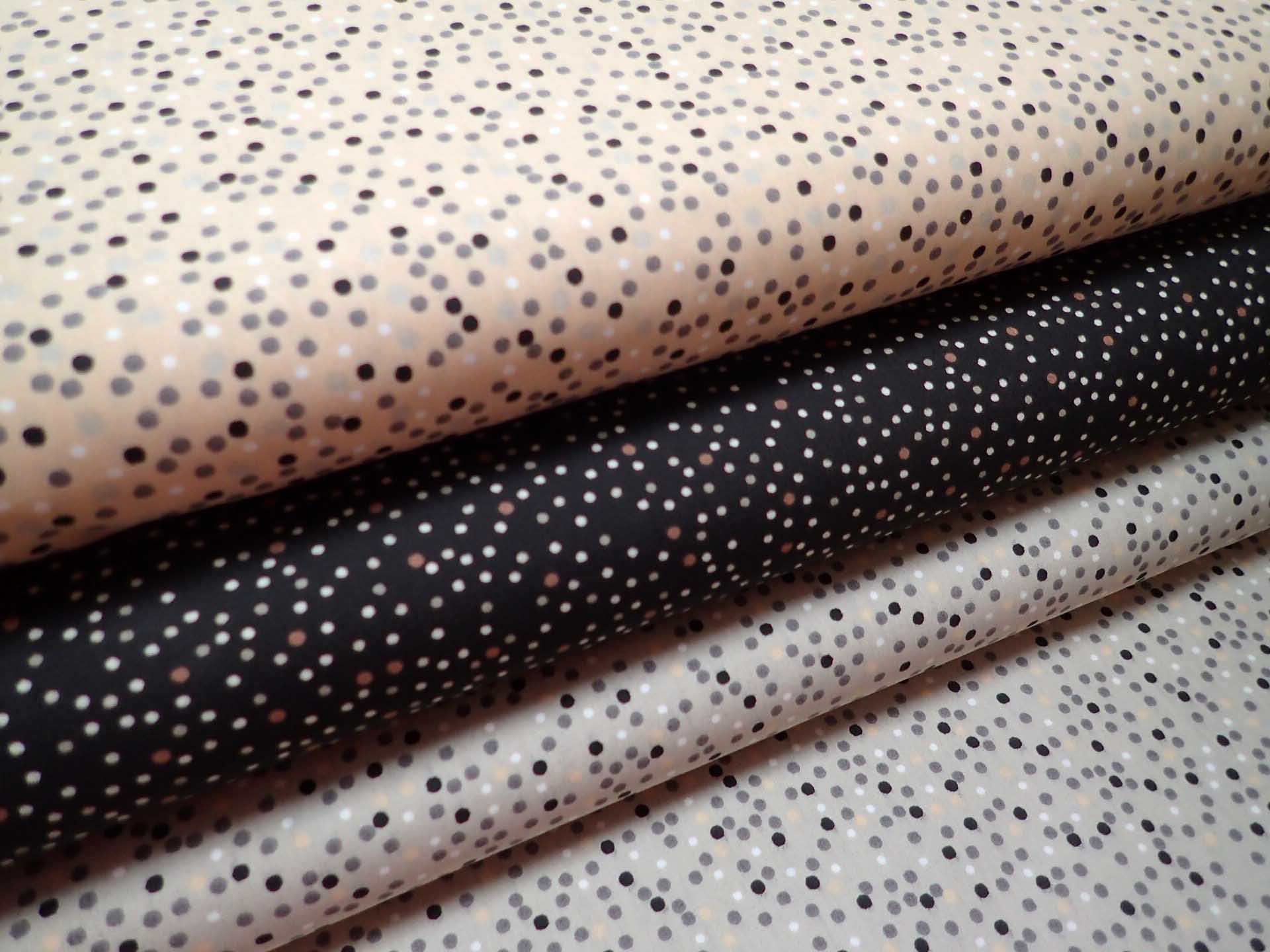 LÁTKA - ČERNÁ + PUNTÍKY