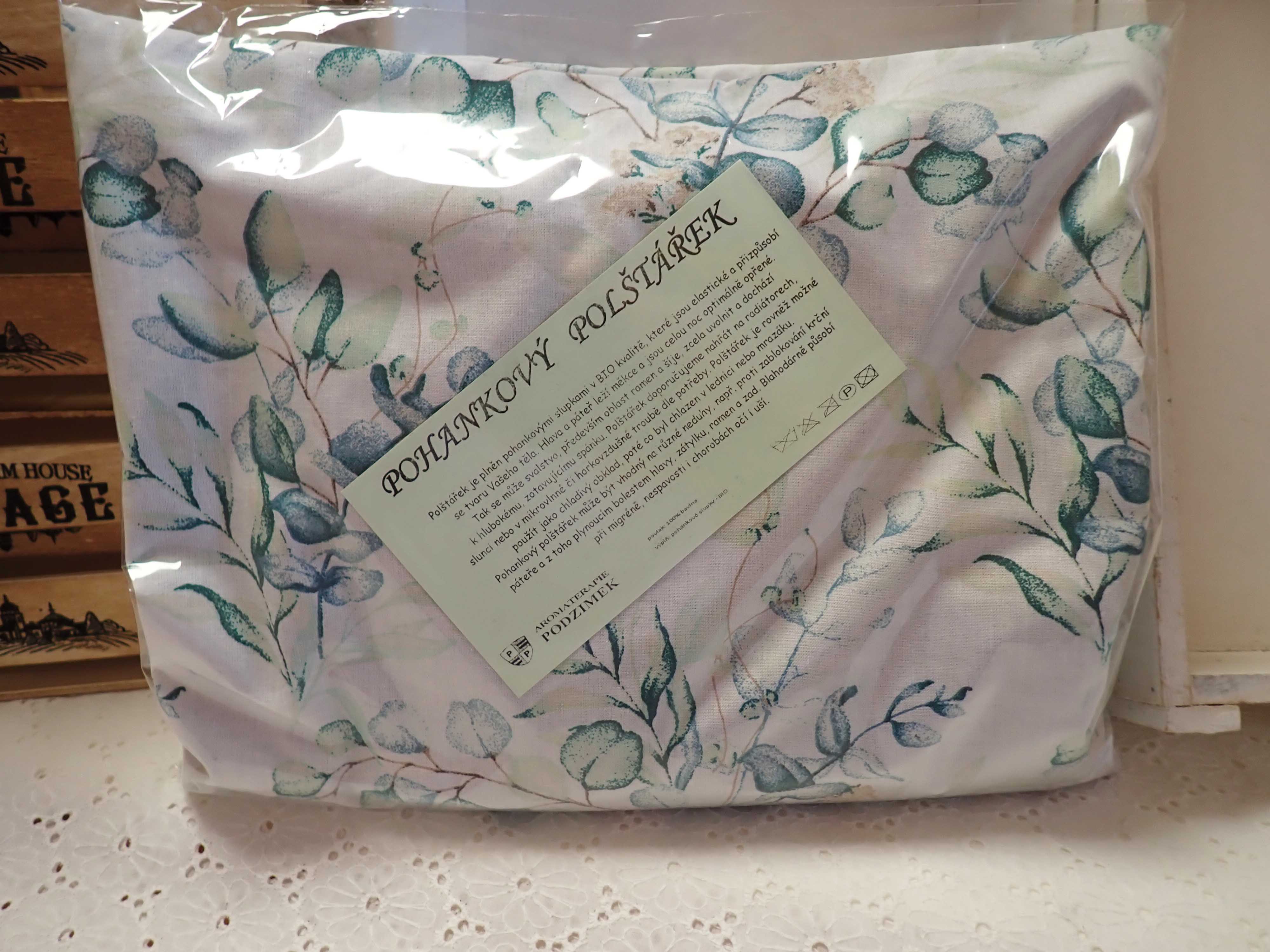 NAHŘÍVACÍ POHANKOVÝ POLŠTÁŘEK - STŘEDNÍ