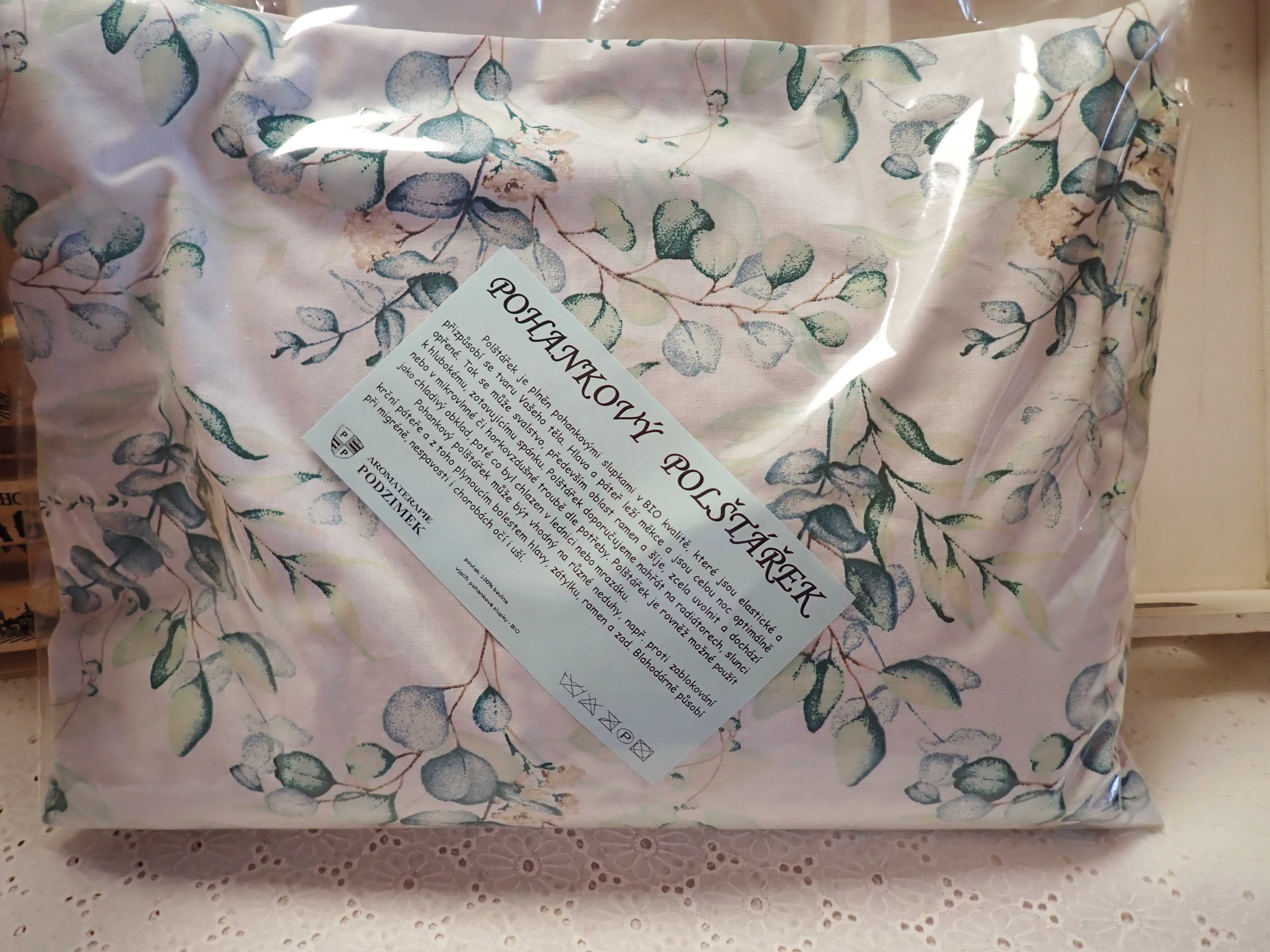 NAHŘÍVACÍ POHANKOVÝ POLŠTÁŘEK - VELKÝ