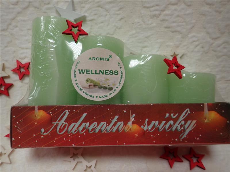 ADVENTNÍ SVÍČKY S VŮNÍ WELLNESSU