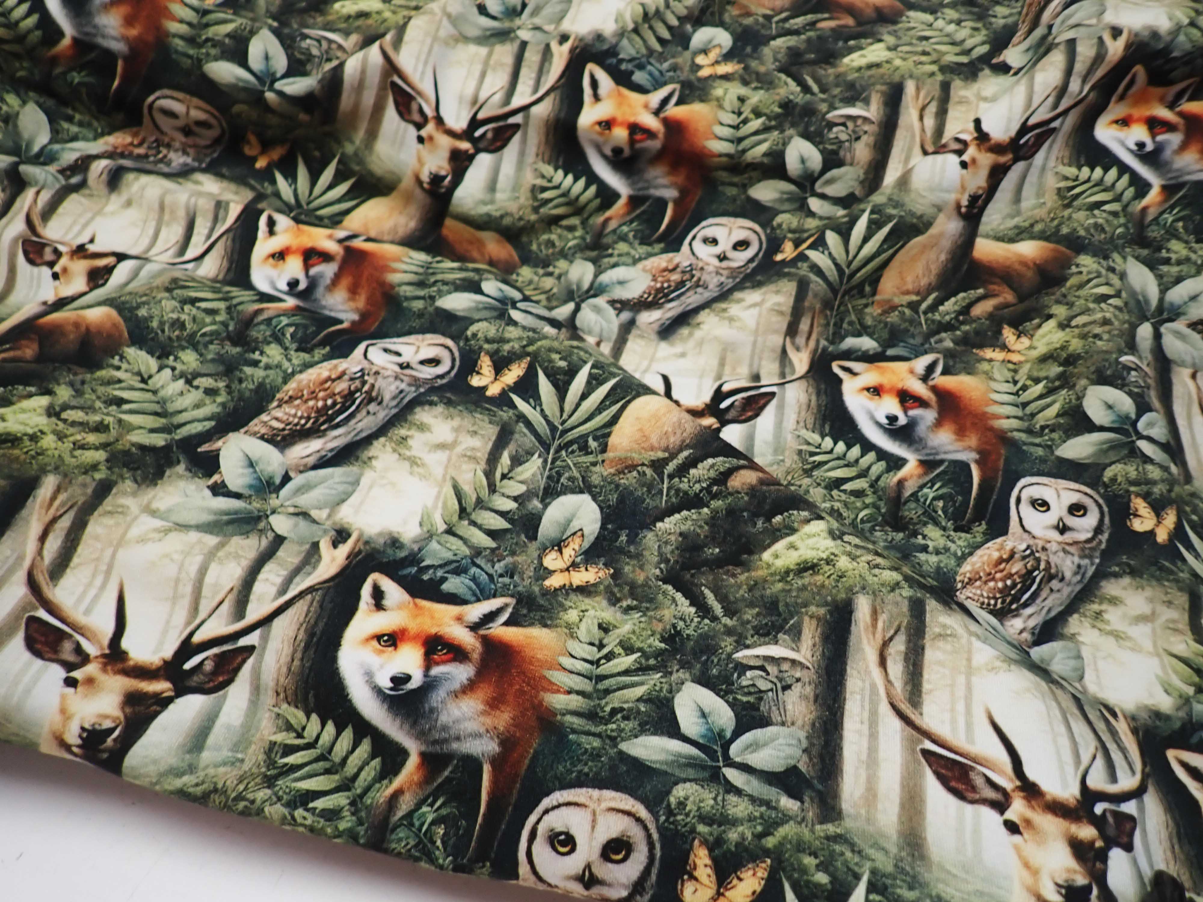 LÁTKA - TEPLÁKOVINA - FOTOTISK - ZVÍŘÁTKA