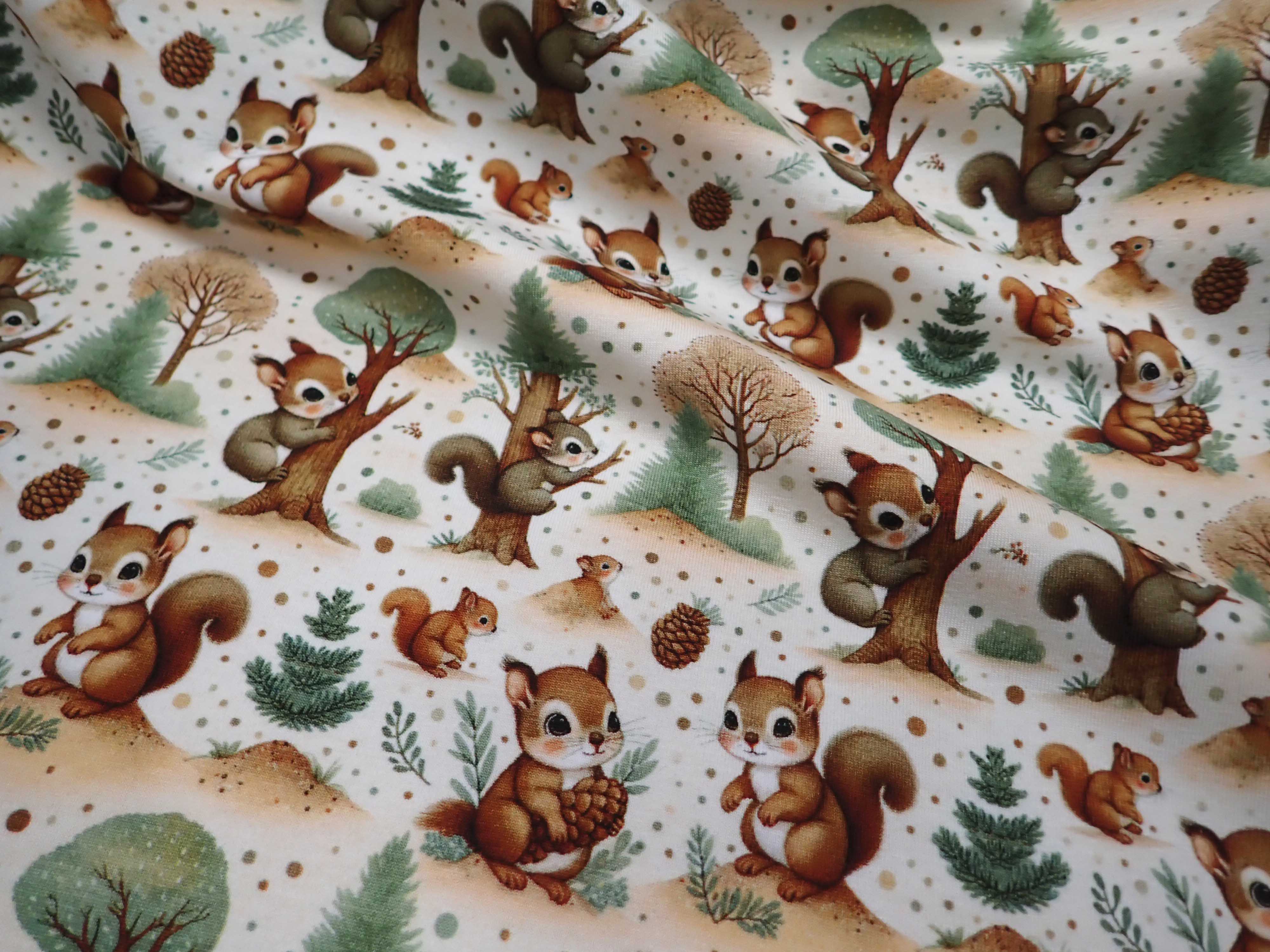 PLETENINA - JERSEY - FOTOTISK - VEVERKY