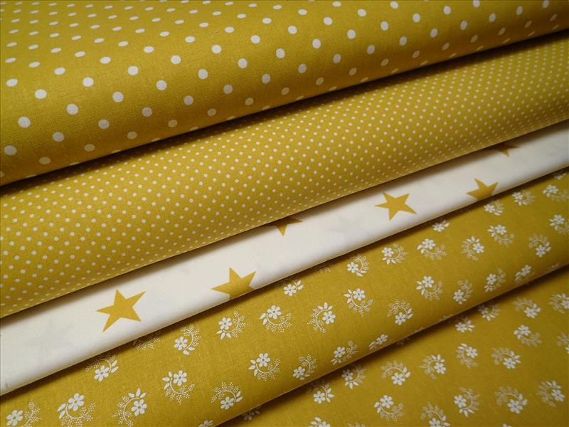 LÁTKA - HOŘČICOVÁ + BÍLÝ PUNTÍK