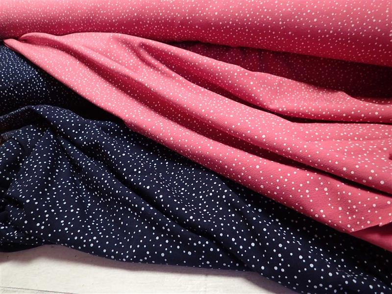 PLETENINA - JESREY - PUNTÍKY - STARORŮŽOVOFIALOVÉ