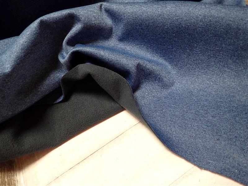 SOFTSHEL - ZIMNÍ - IMITACE DŽÍNOVINY