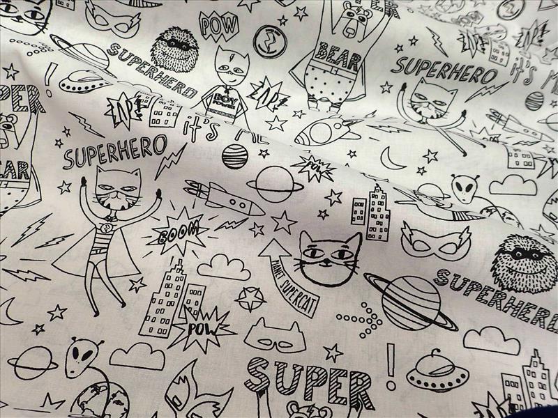 LÁTKA - OMALOVÁNKY - SUPER HRDINOVÉ