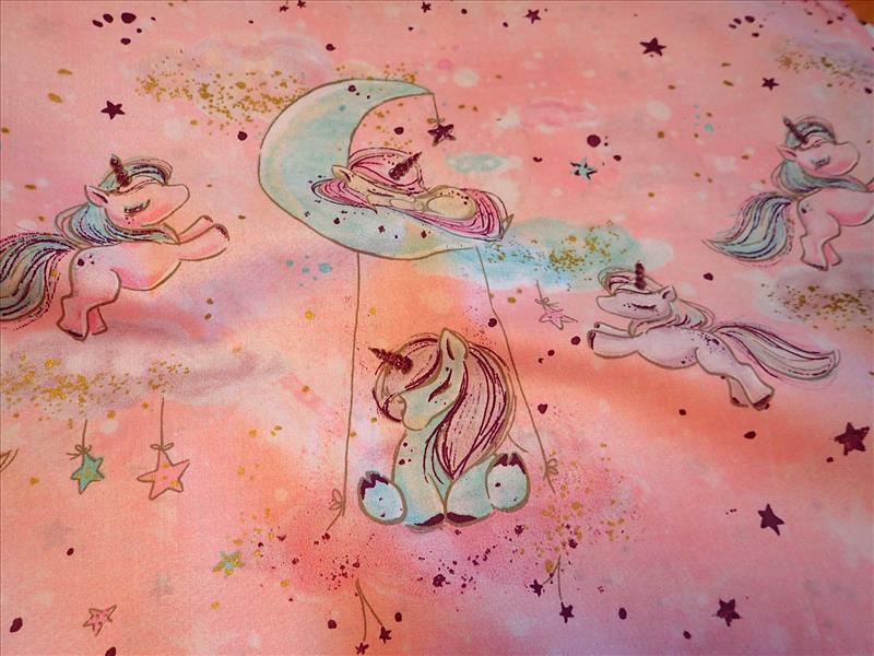 LÁTKA - RŮŽOVÁ + JEDNOROŽCI