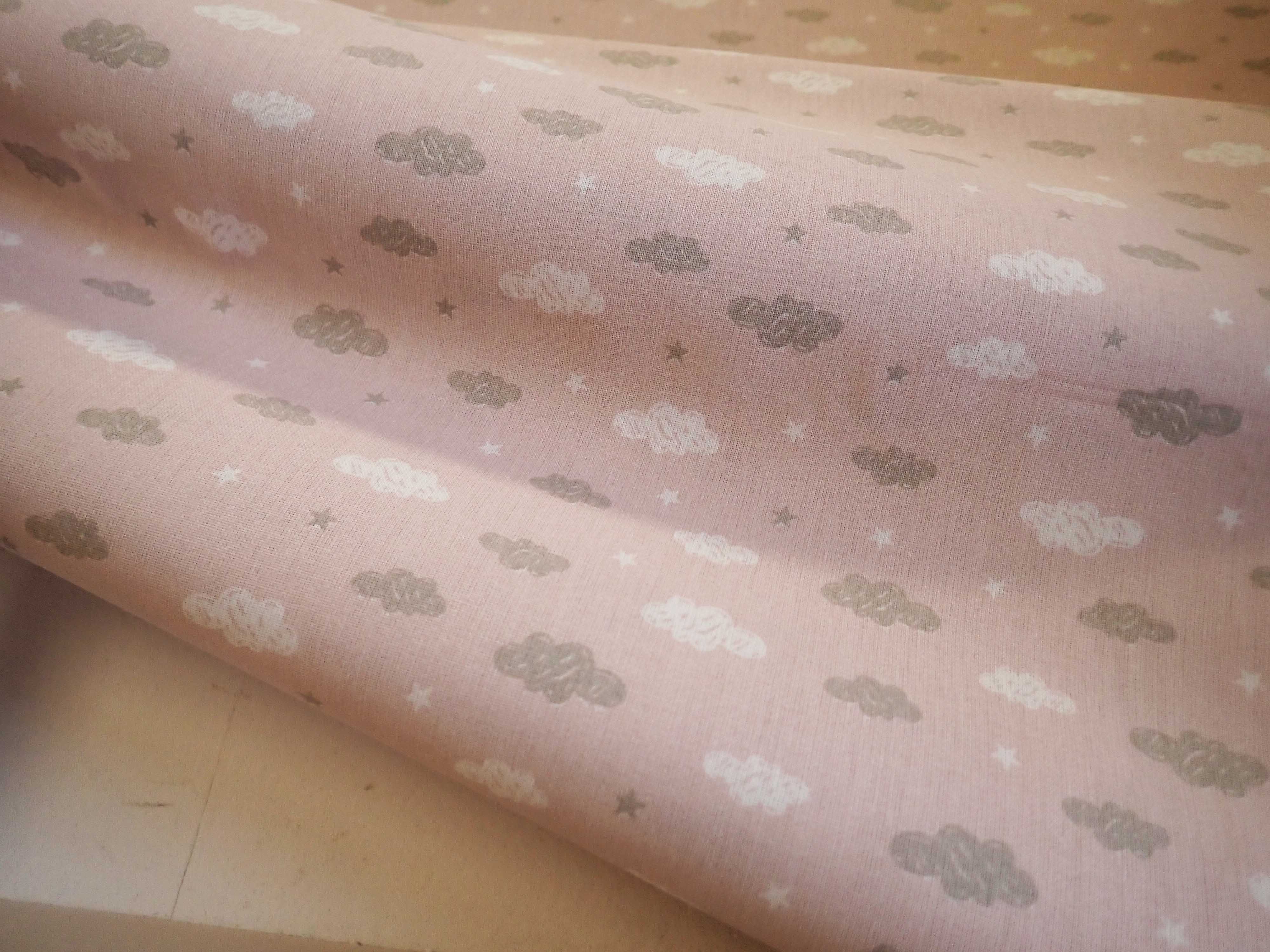 LÁTKA - STARORŮŽOVÁ + MRÁČKY + HVĚZDIČKY