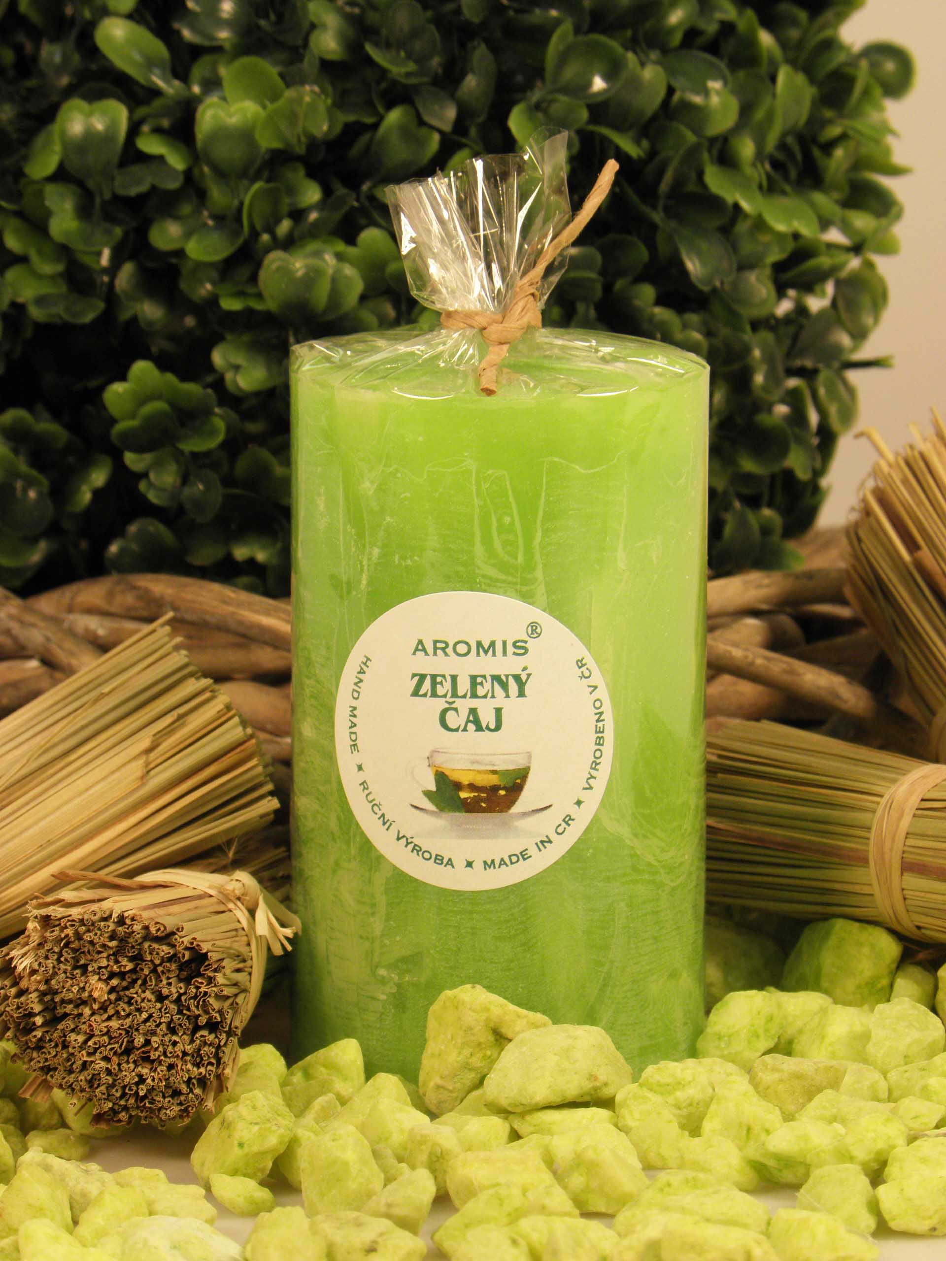 Zelený čaj - V90 - Vonná svíčka