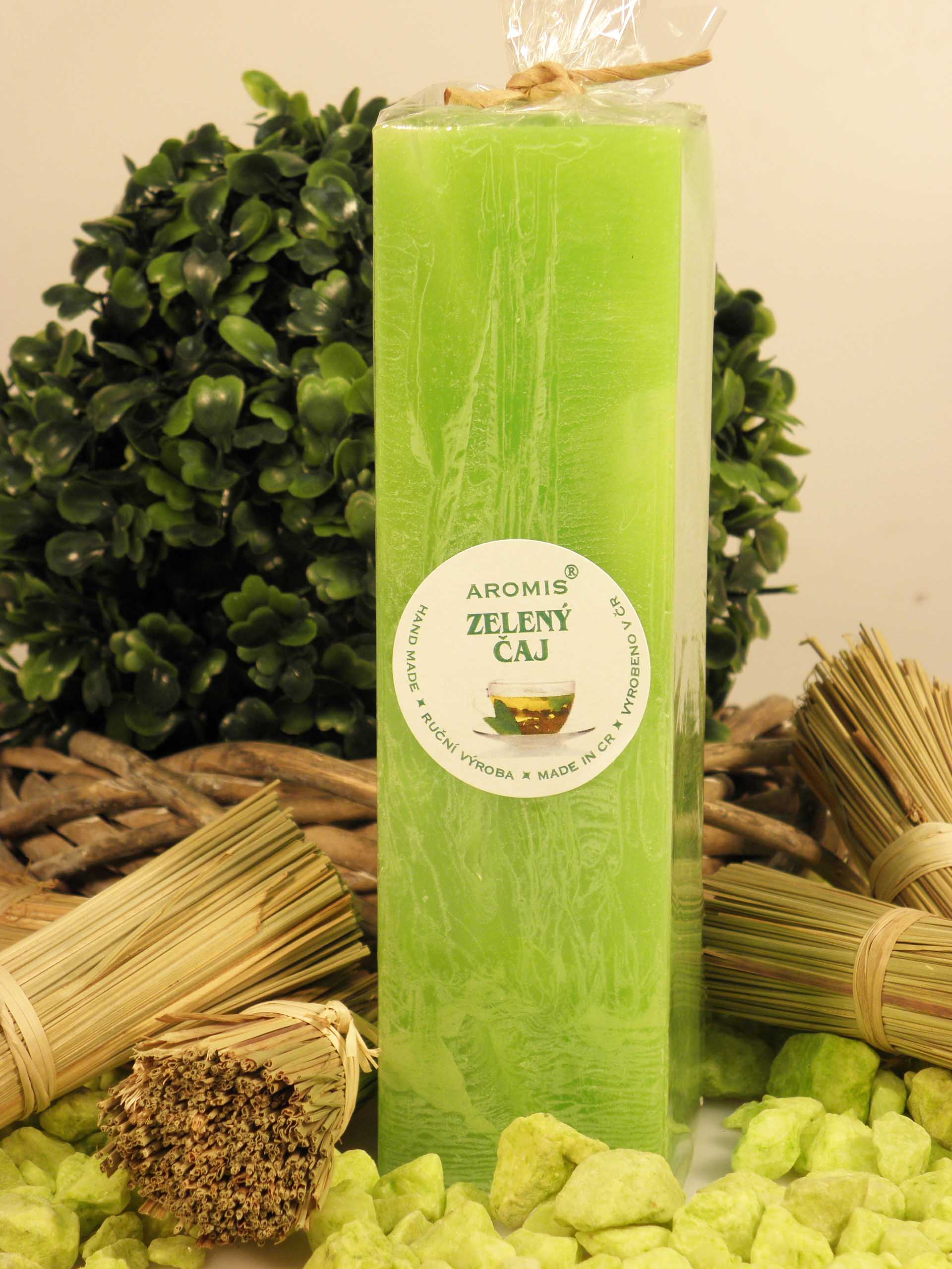 Zelený čaj - H160 - Vonná svíčka