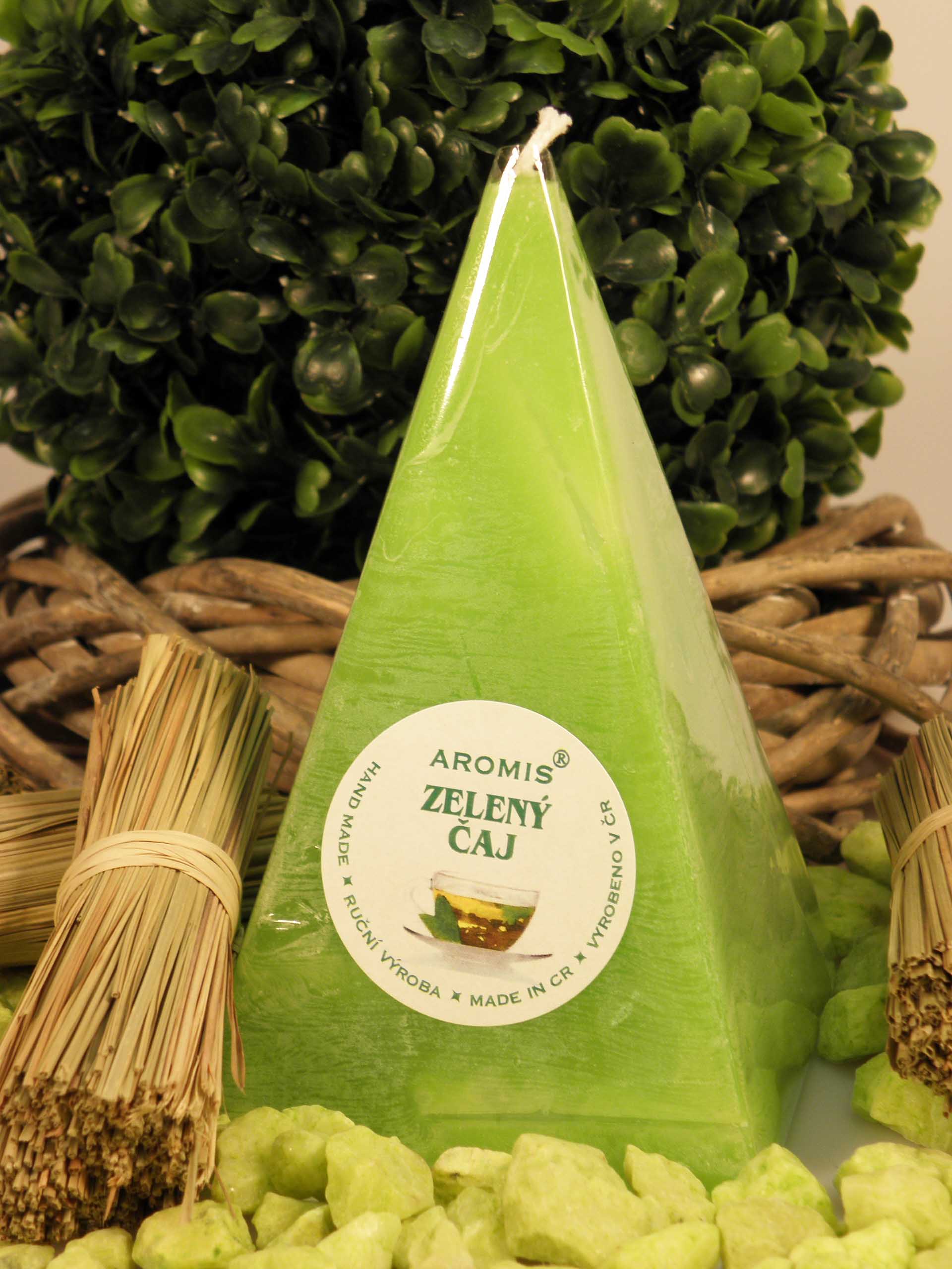 Zelený čaj - J110 - Vonná svíčka