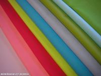 LÁTKA - JEDNOBAREVNÁ - BAVLNA - TYRKYSOVÁ