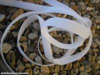 suchý zip - šíře 20 mm - BÍLÝ