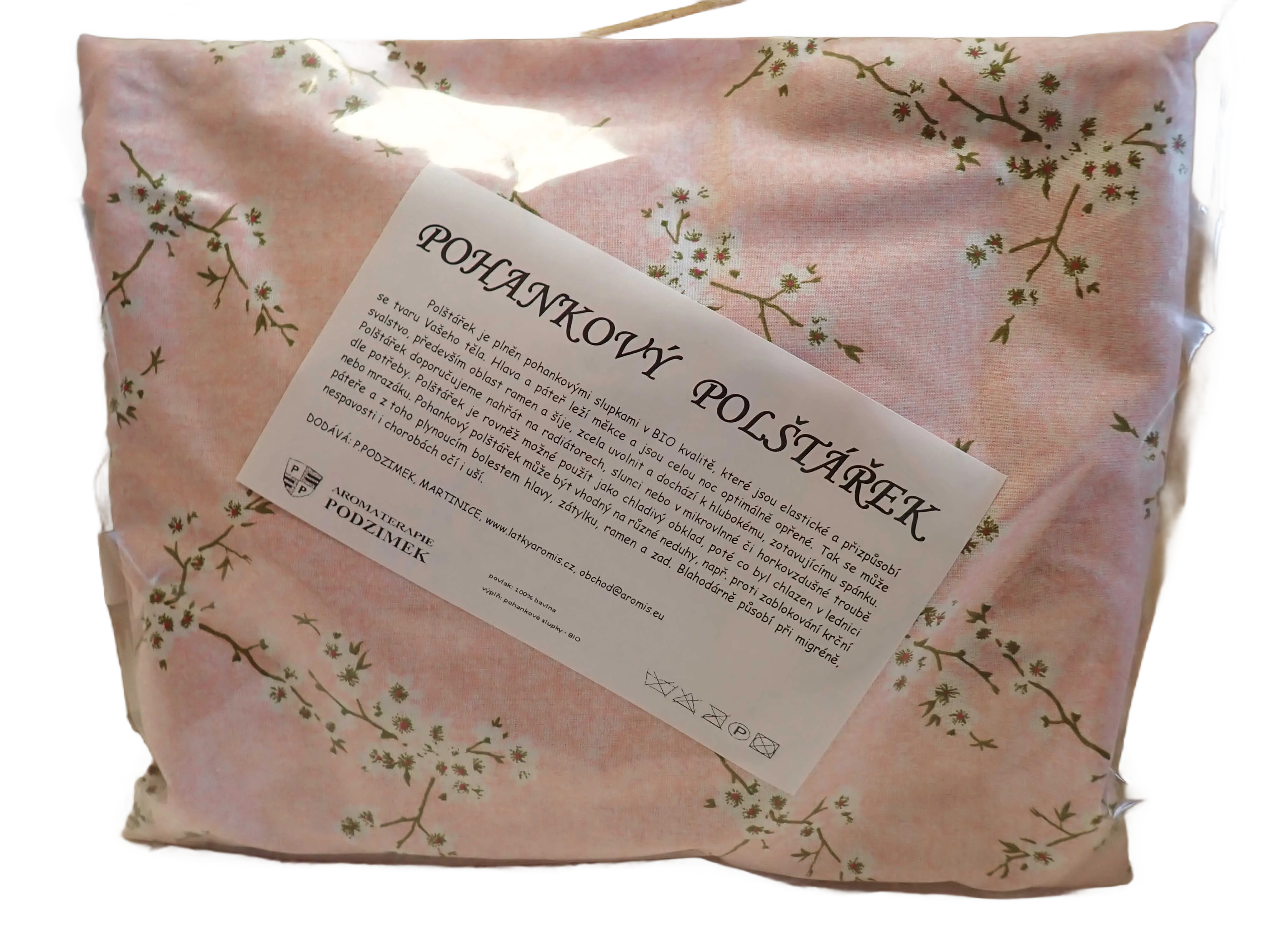 NAHŘÍVACÍ POHANKOVÝ POLŠTÁŘEK - STŘEDNÍ